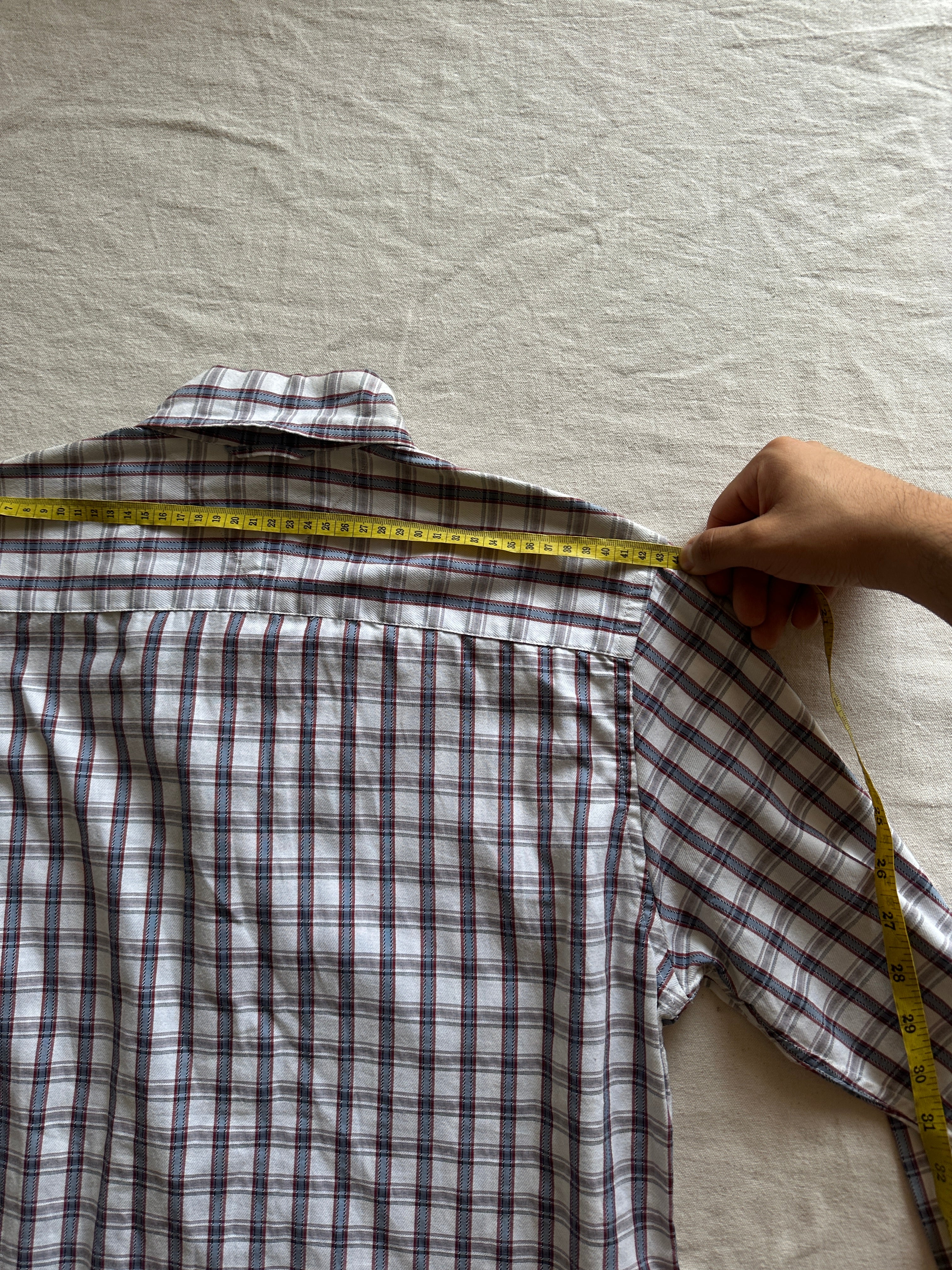 1. Tommy Hilfiger — Camisa Cuadros, Talla S