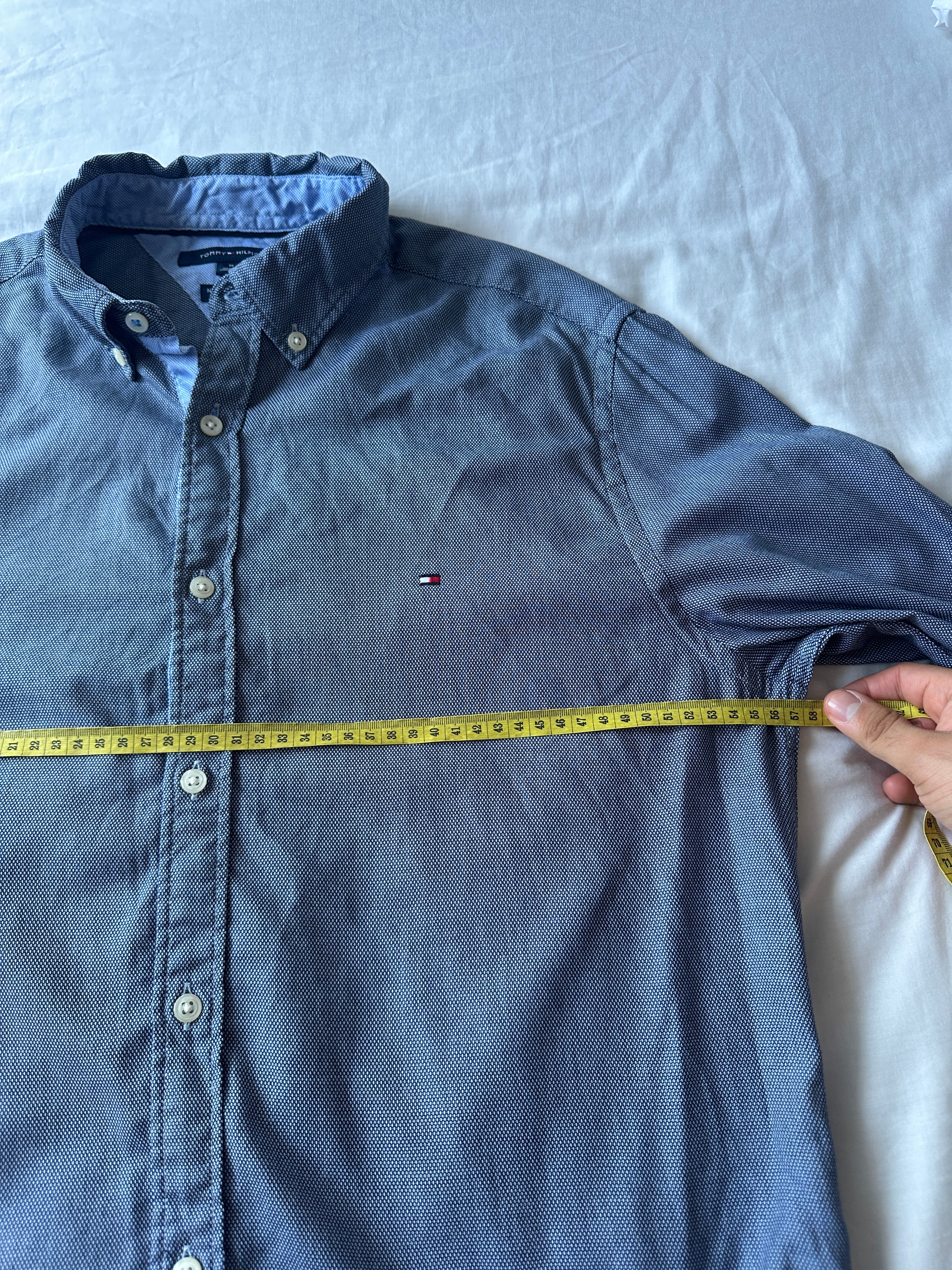 1. Tommy Hilfiger — Camisa Long Sleeve, Talla M