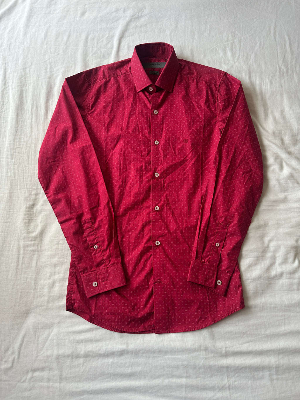 Givenchy — Camisa Roja, Talla S