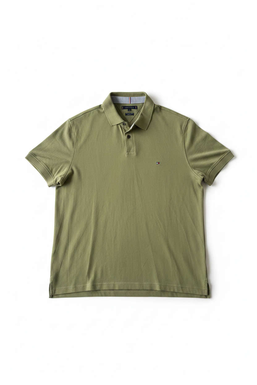 1. Tommy Hilfiger — Camisero Verde, Talla XXL