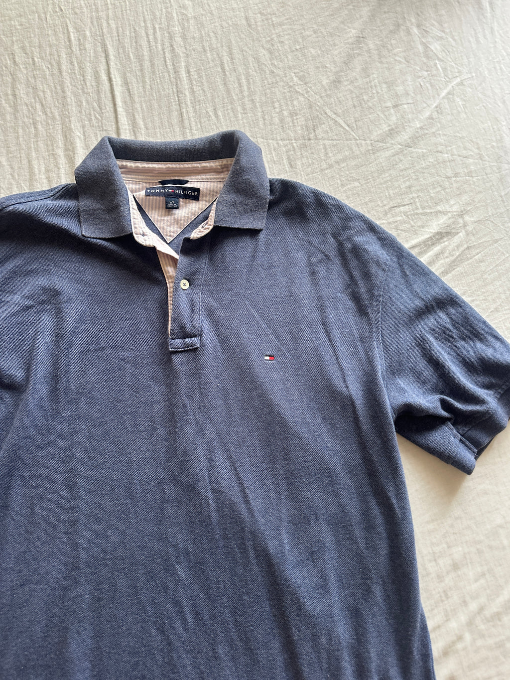 1. Tommy Hilfiger — Camisero Azul, Talla L