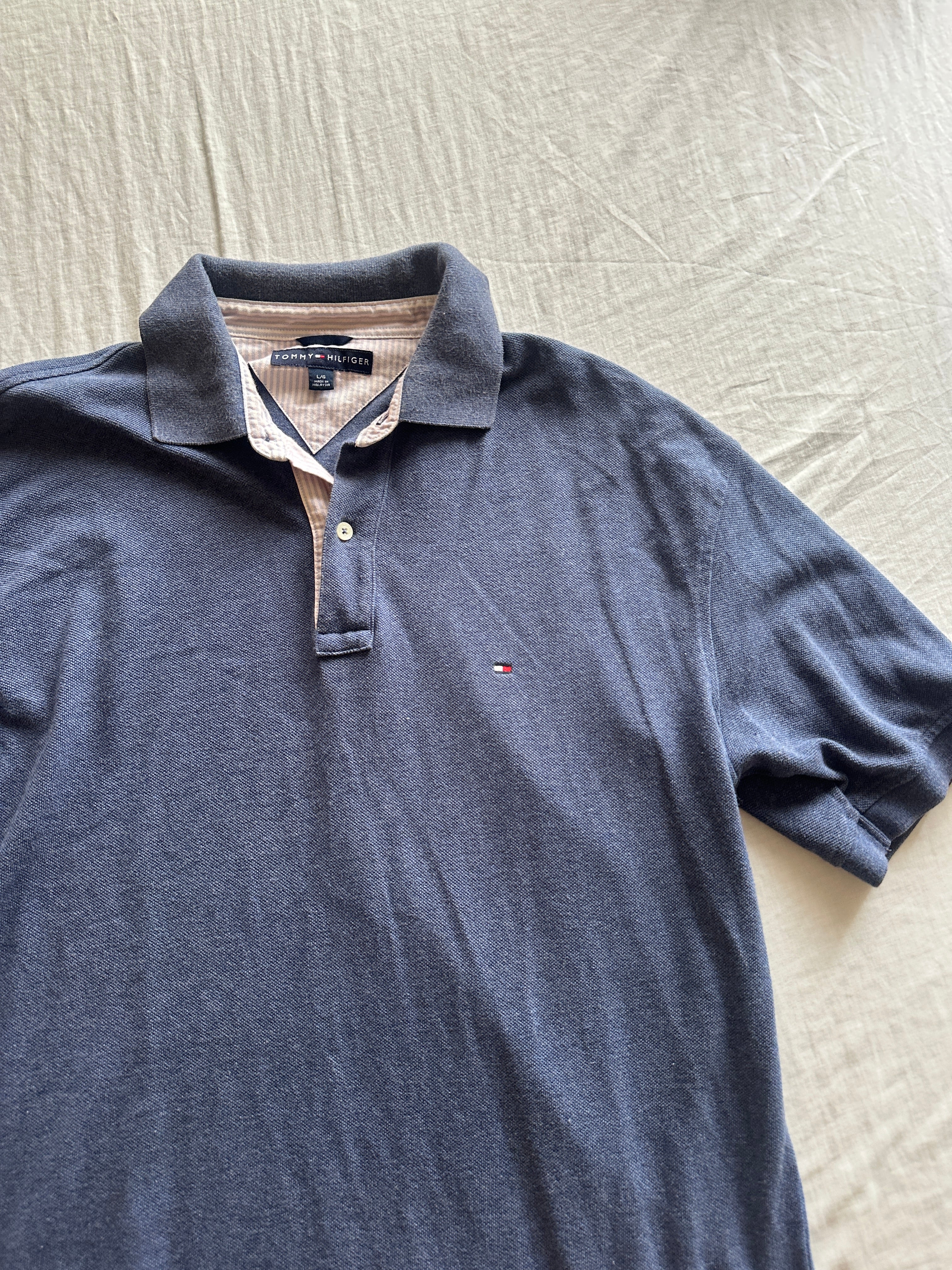1. Tommy Hilfiger — Camisero Azul, Talla L