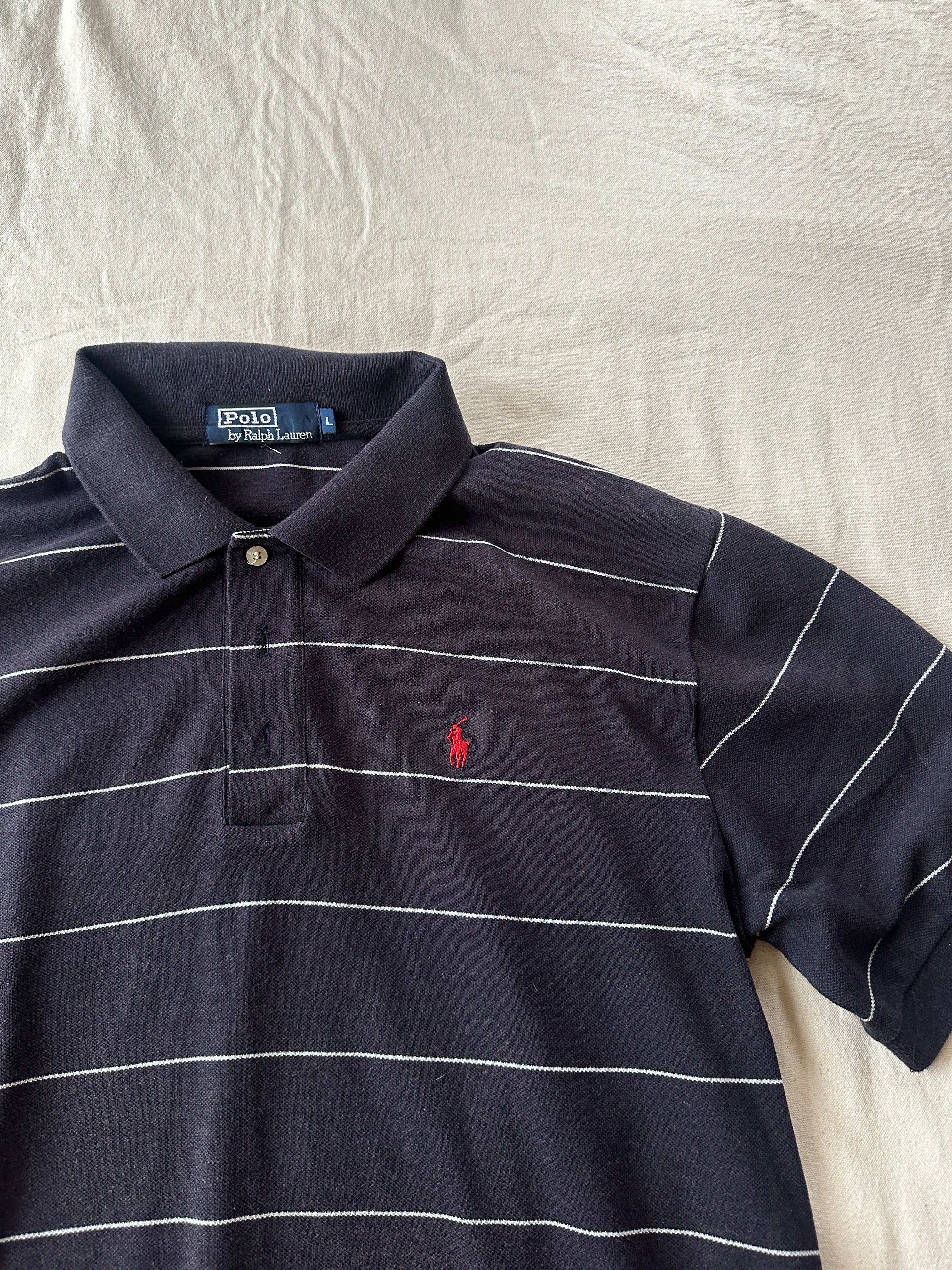 1. Ralph Lauren — Camisero Rayas, Talla L