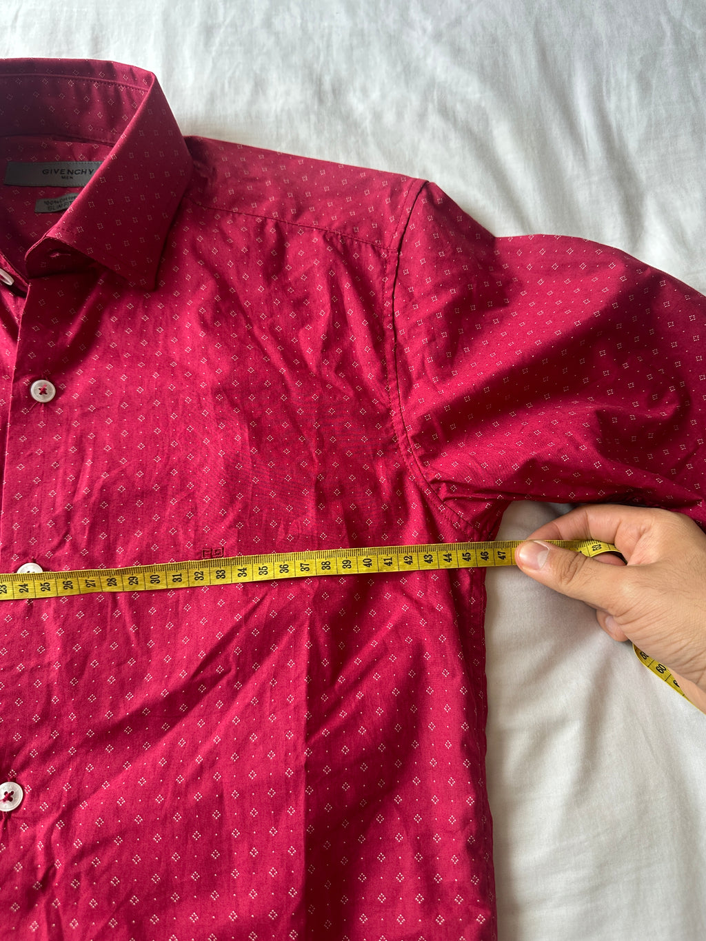Givenchy — Camisa Roja, Talla S