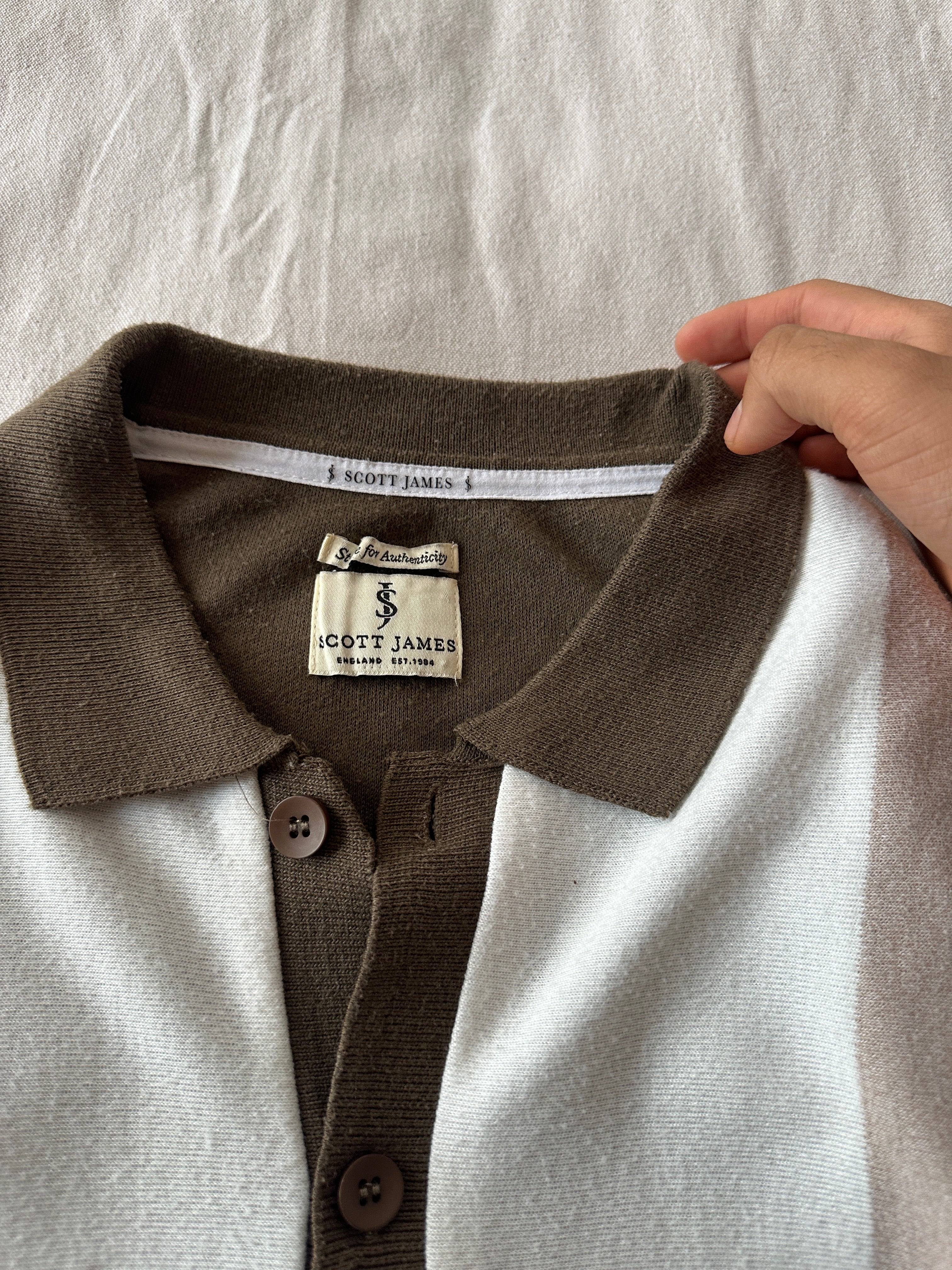 Scott James — Camisero Hilo, Talla M