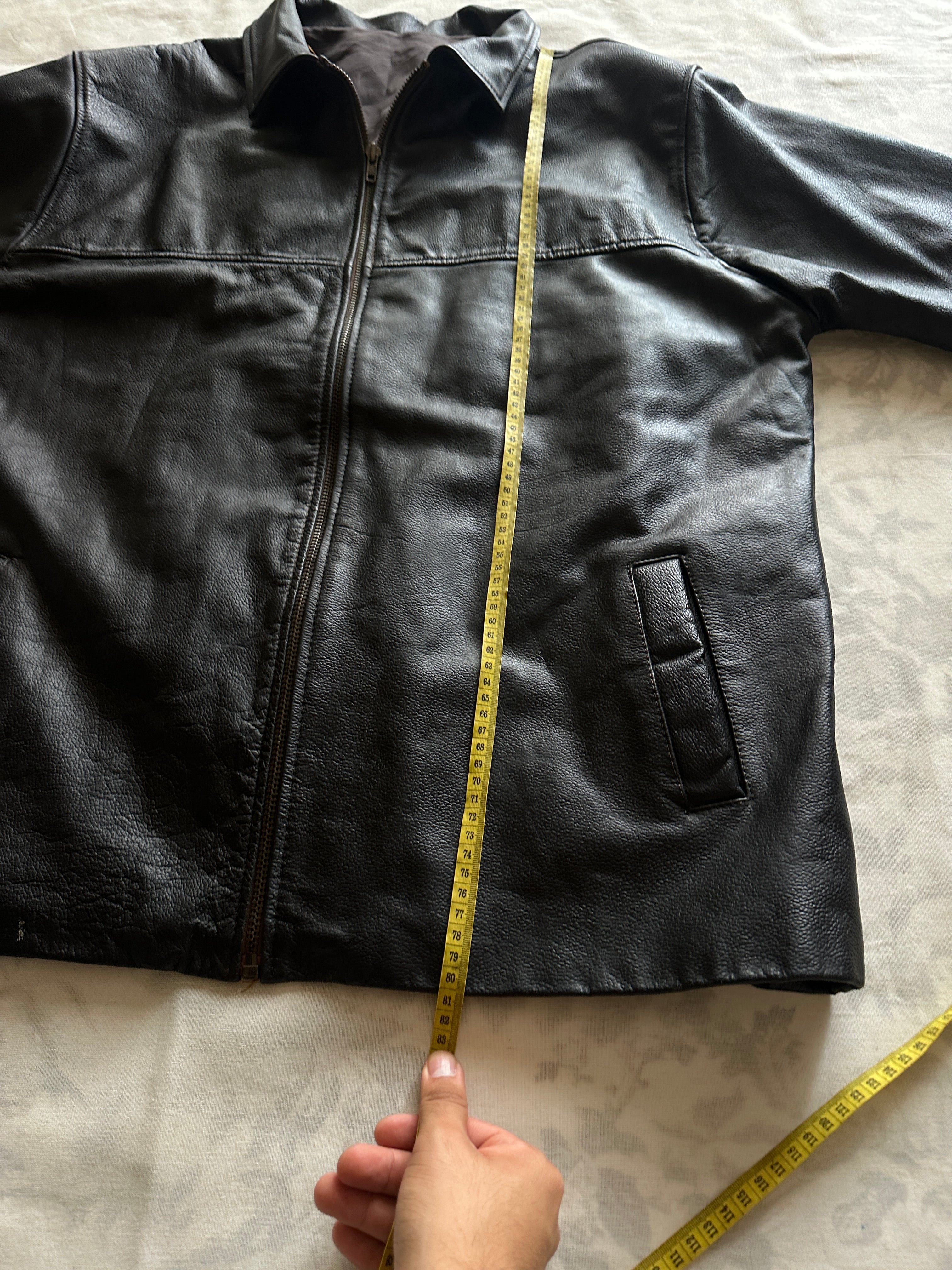 Leather Jacket — Casaca Cuero, Talla XL
