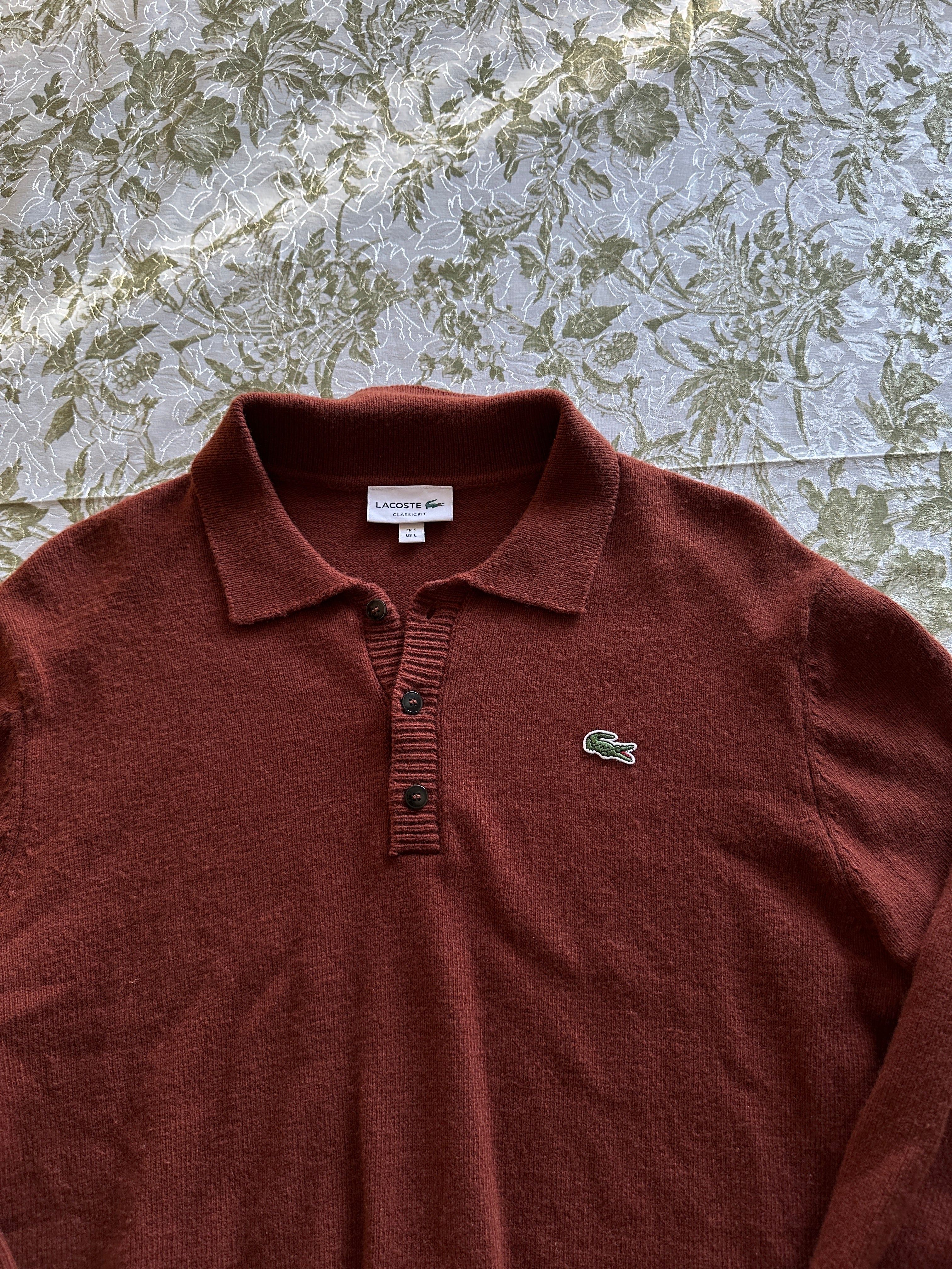 Lacoste — Sweater Lana, Talla M
