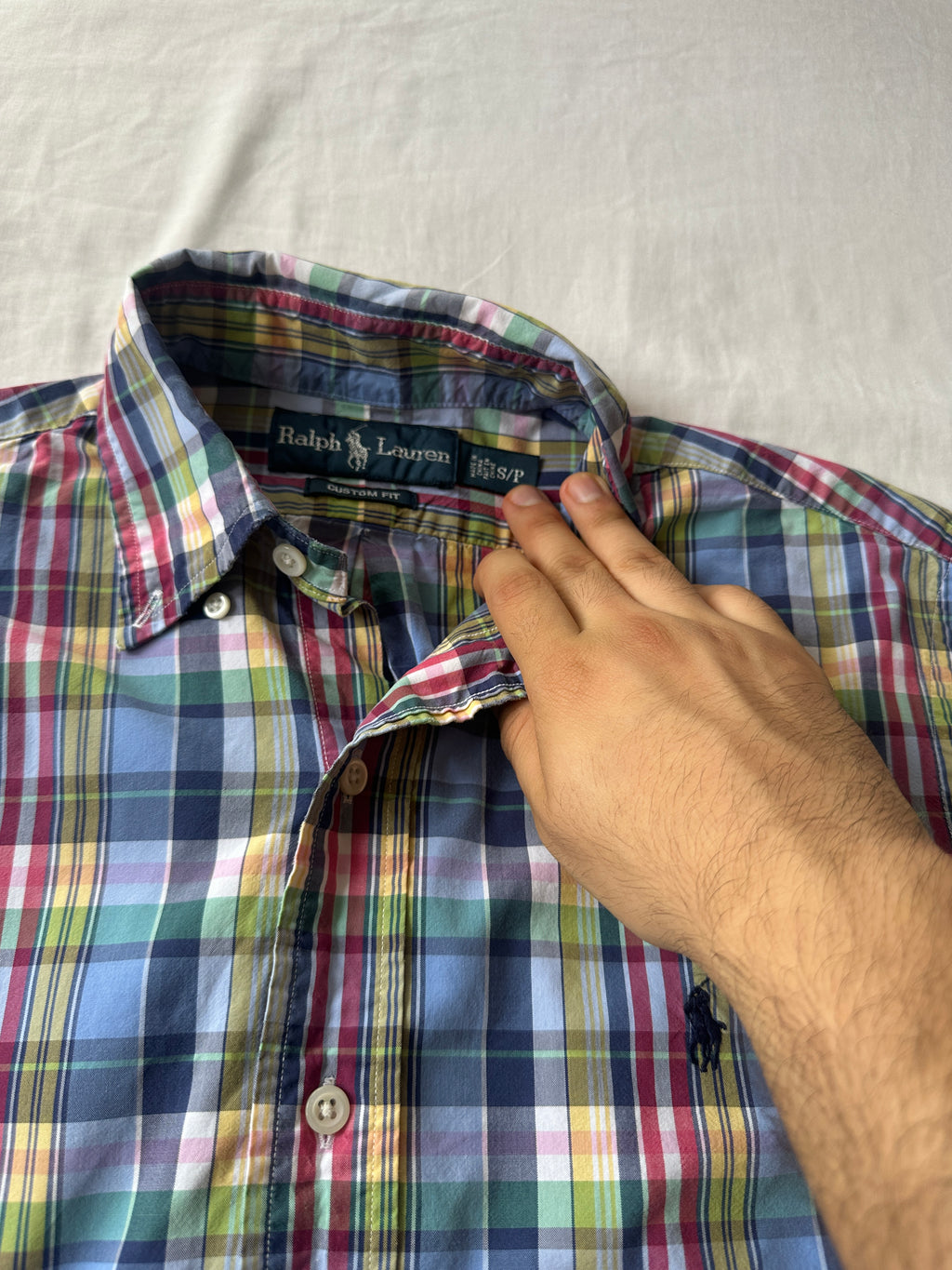 1. Ralph Lauren — Camisa Cuadros, Talla S