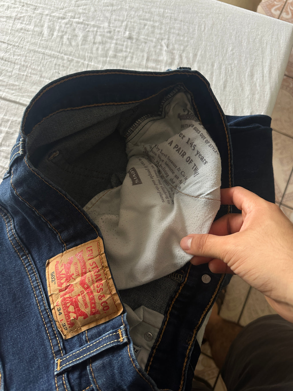 Levi’s 502 — Jean Azul, Talla 34x32