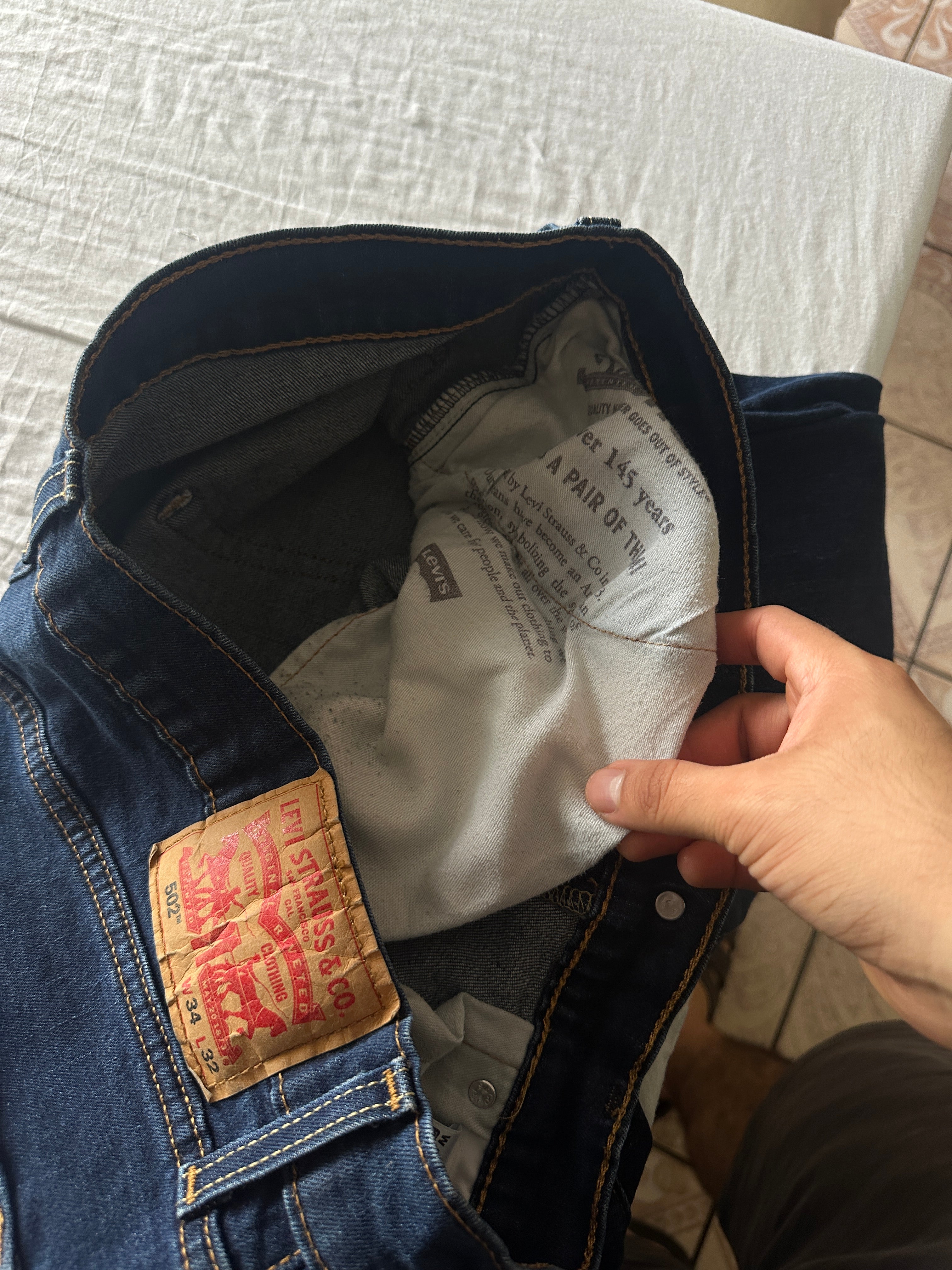 Levi’s 502 — Jean Azul, Talla 34x32