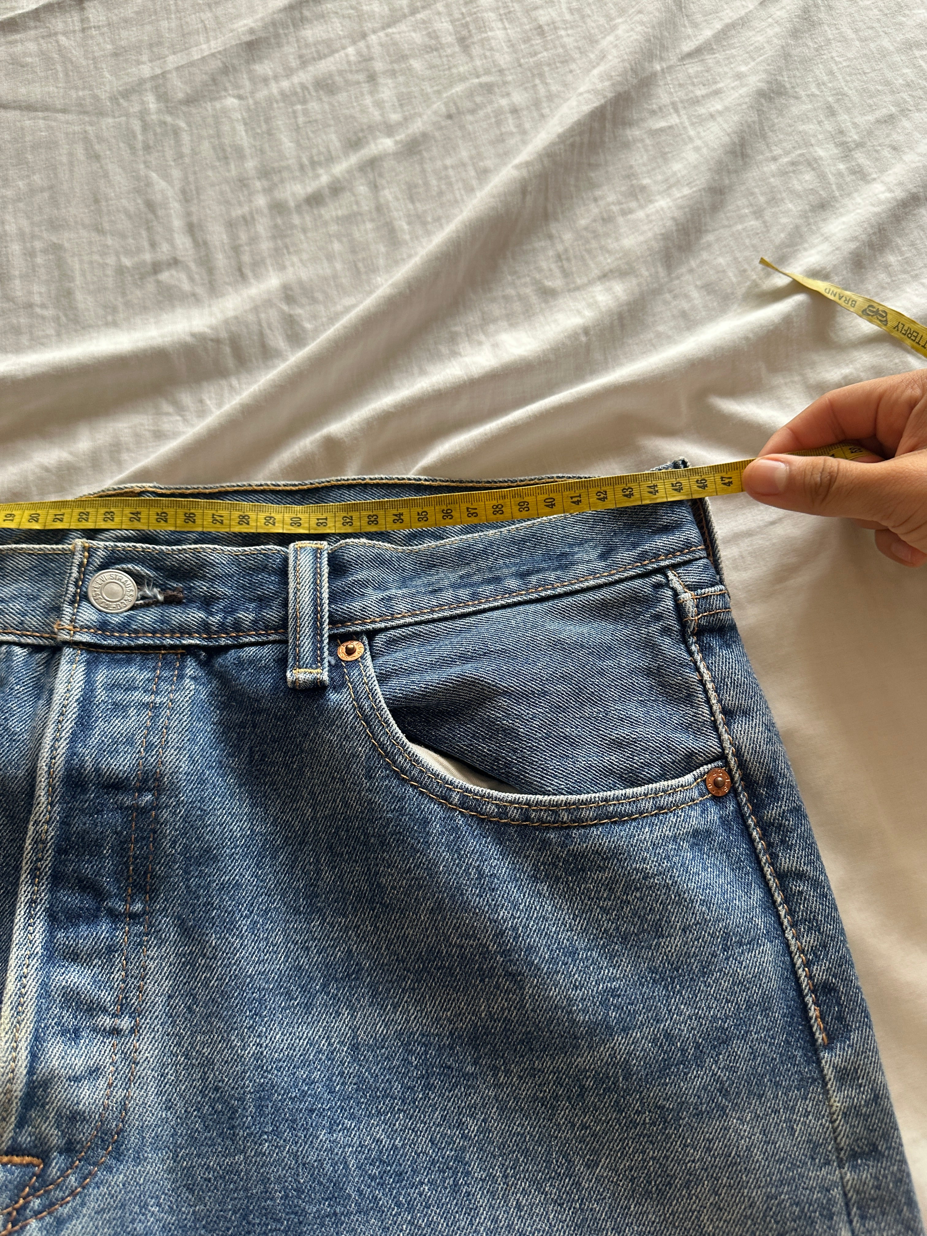Levi’s 501 — Baggy Jean Botones, Talla 34x32