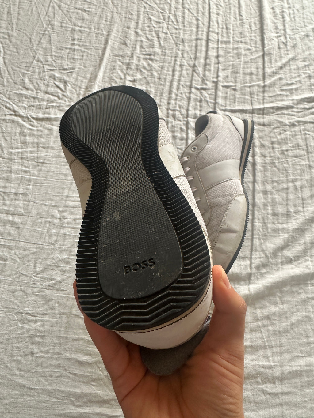 Hugo Boss — Zapatillas Blancas, Talla 45