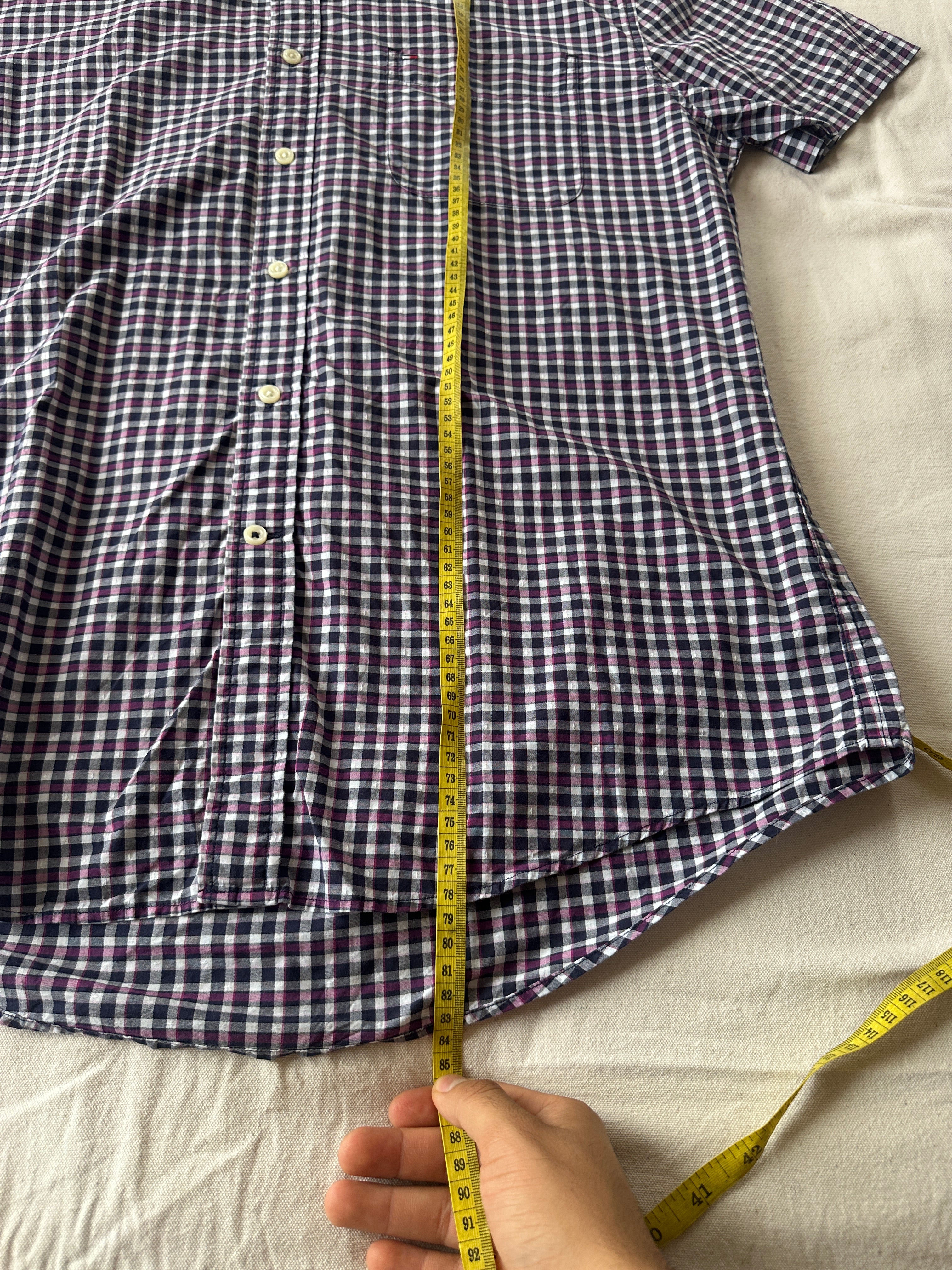 1. Tommy Hilfiger, Camisa Cuadros, Talla XL