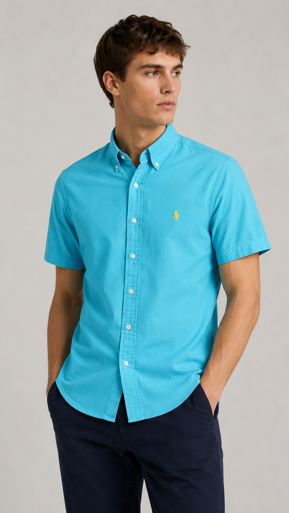 1. Ralph Lauren — Camisa Manga Corta, Talla XL