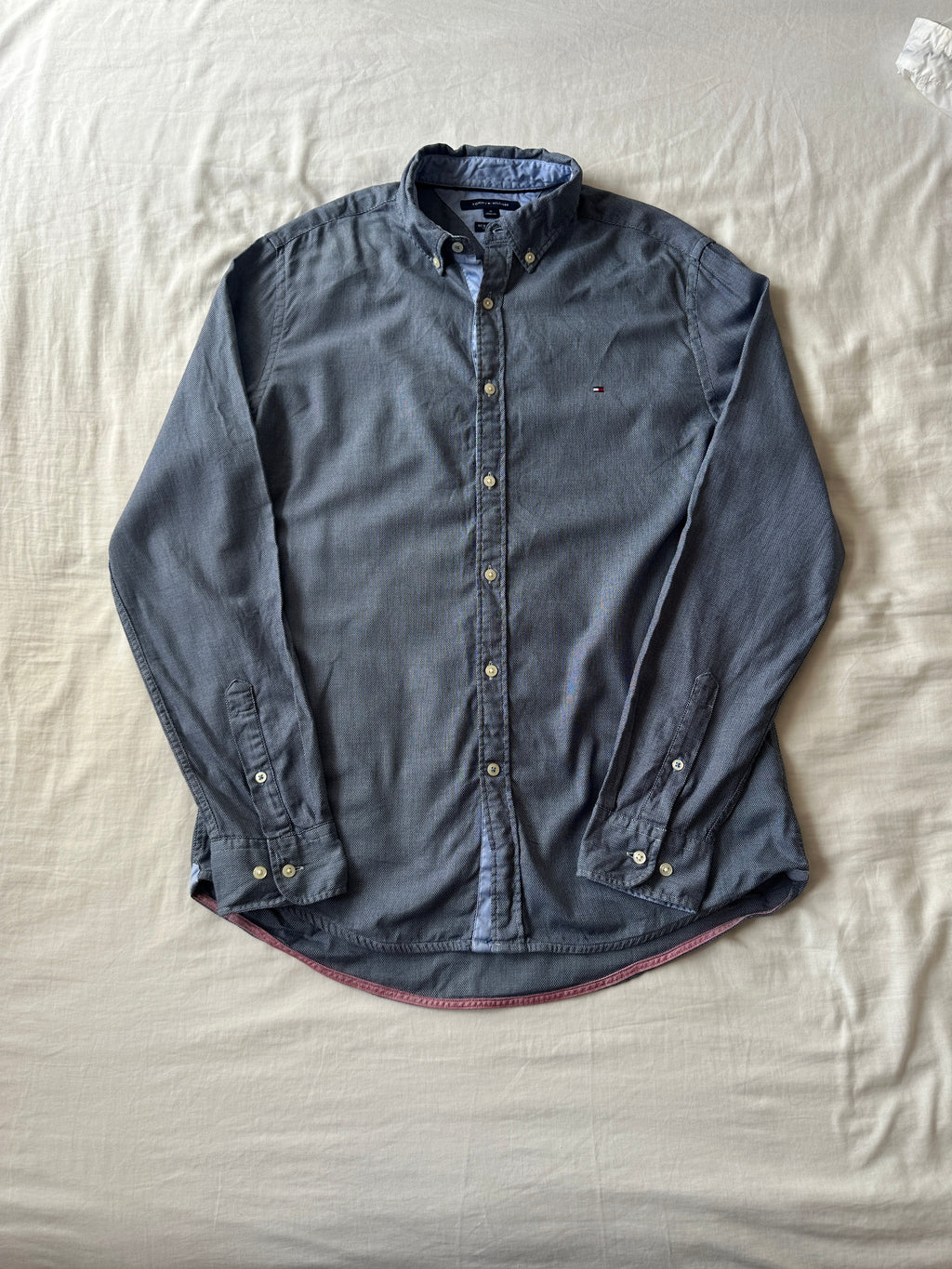 1. Tommy Hilfiger — Camisa Long Sleeve, Talla M