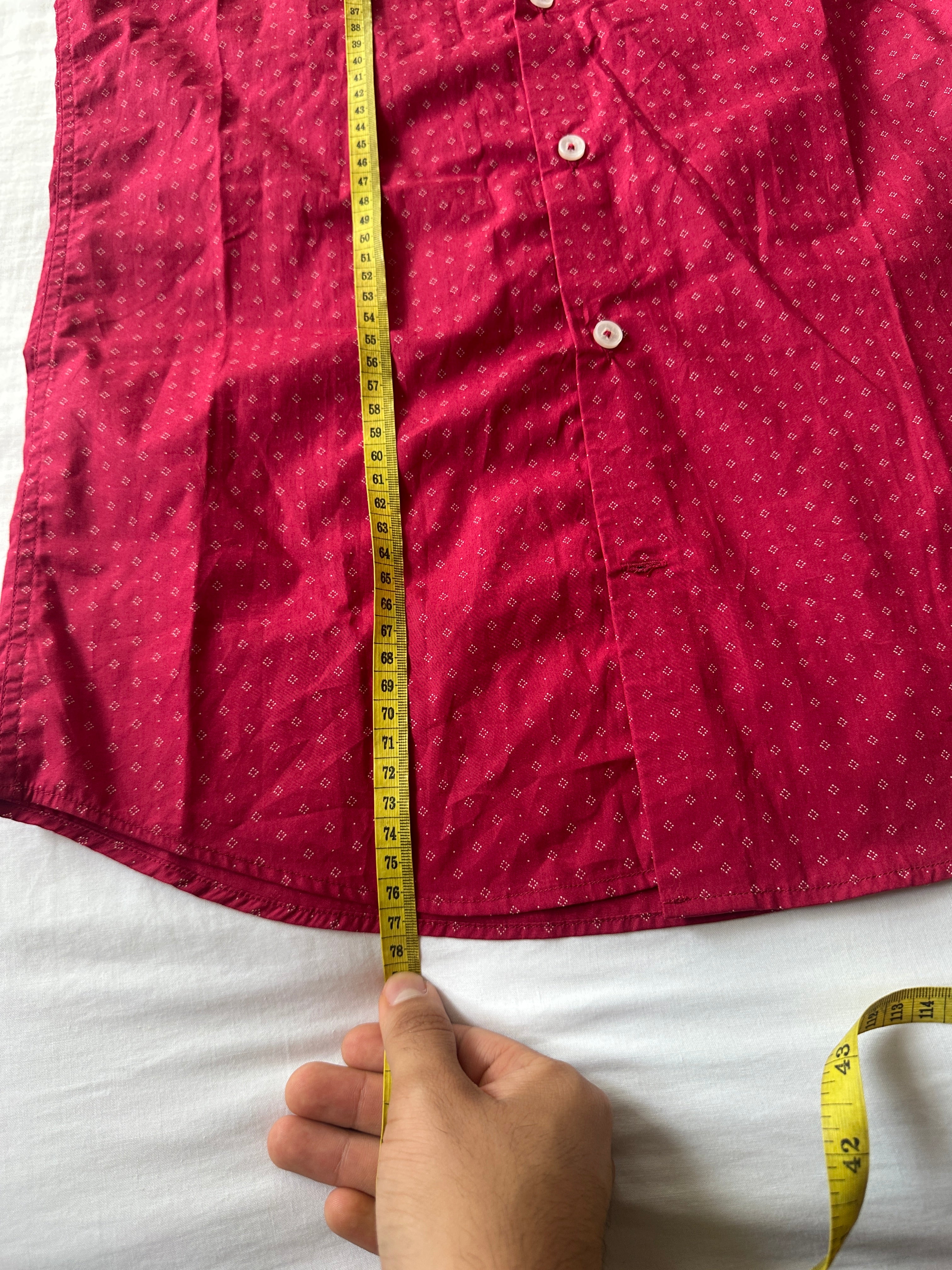 Givenchy — Camisa Roja, Talla S
