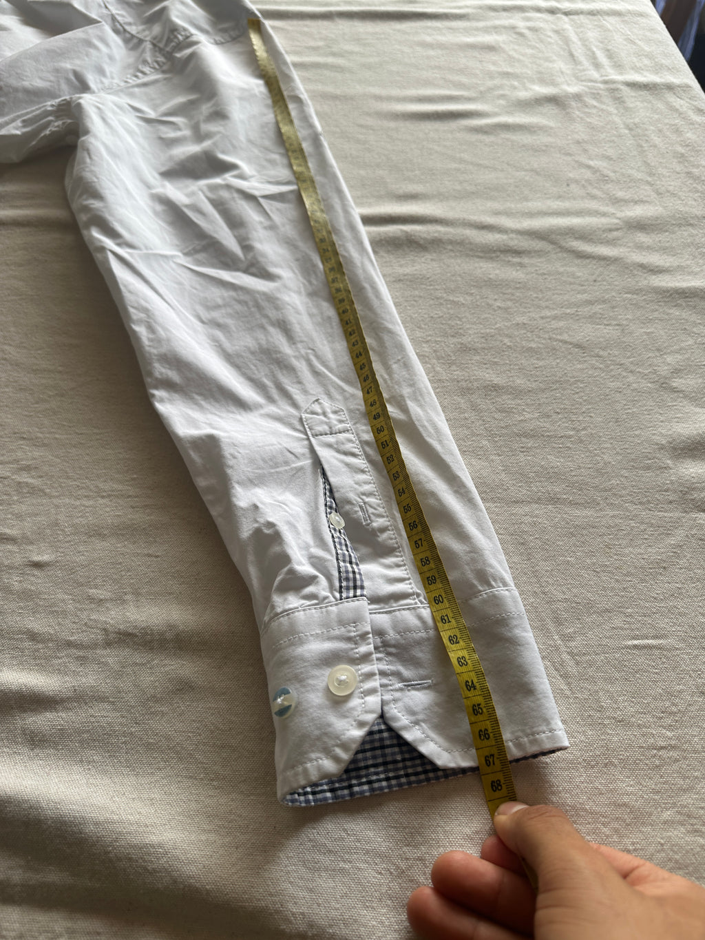 La Martina — Camisa Blanca Coleccion UK, Talla L