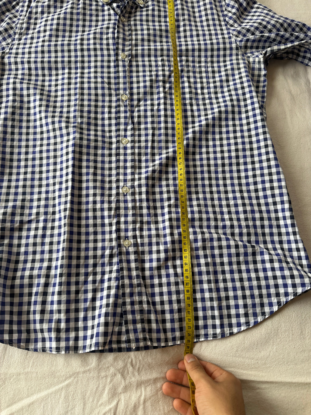 Massimo Dutti — Camisa Cuadros, Talla L