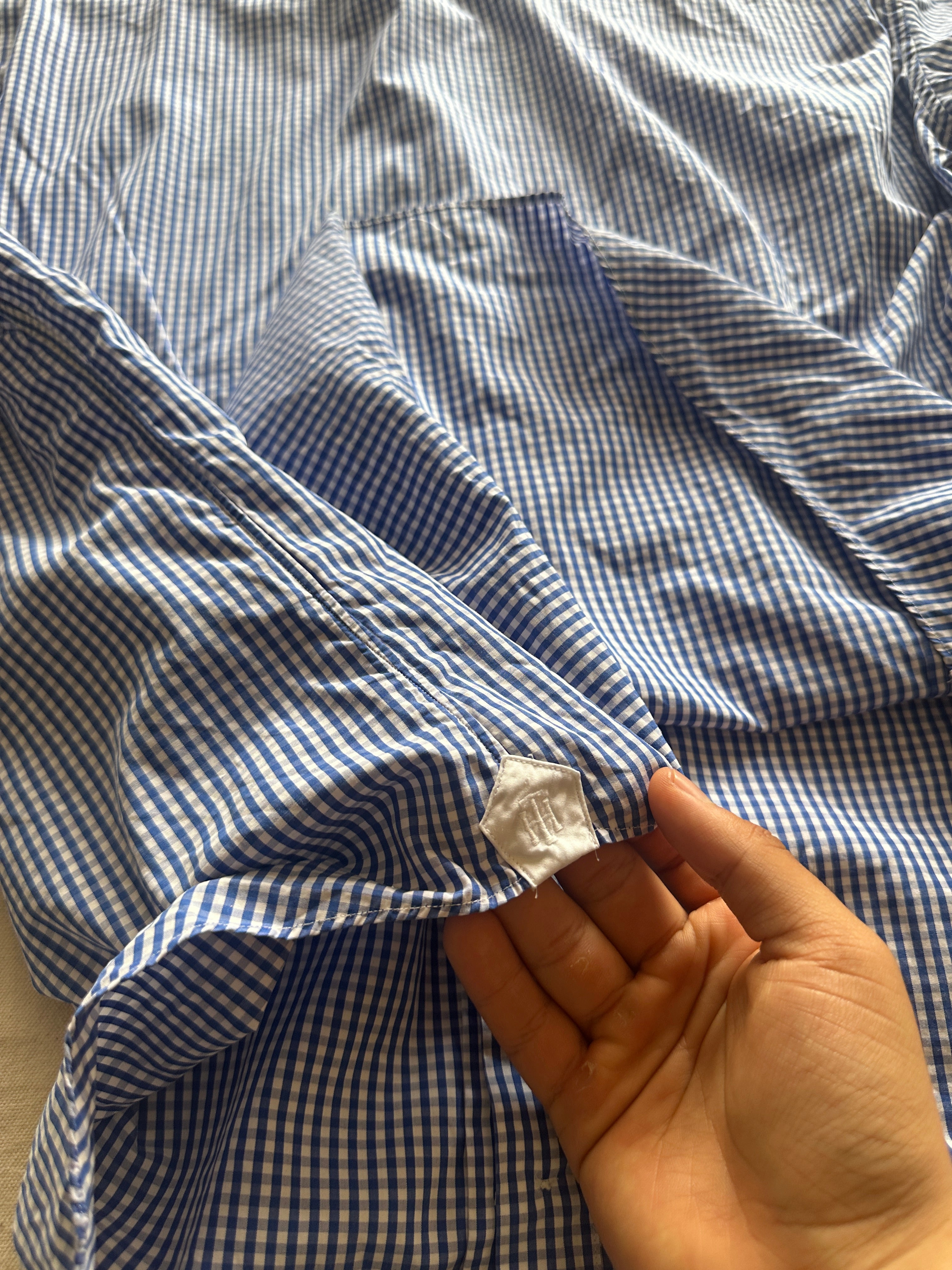 1. Tommy Hilfiger — Camisa Cuadros Pequeños, Talla XXL