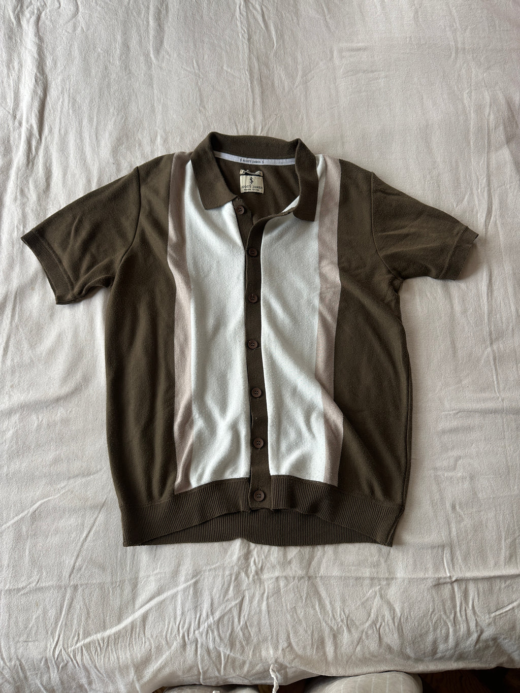Scott James — Camisero Hilo, Talla M