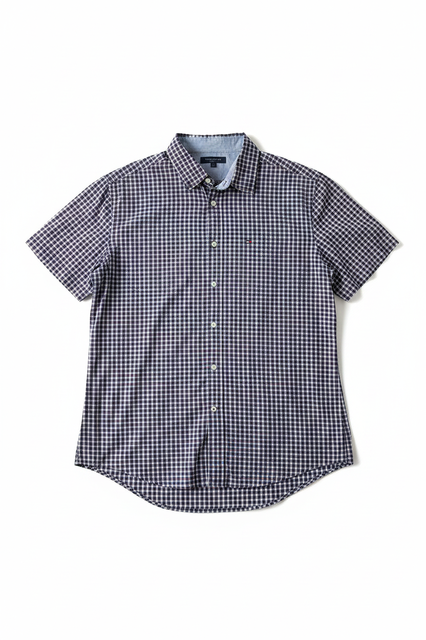 1. Tommy Hilfiger, Camisa Cuadros, Talla XL