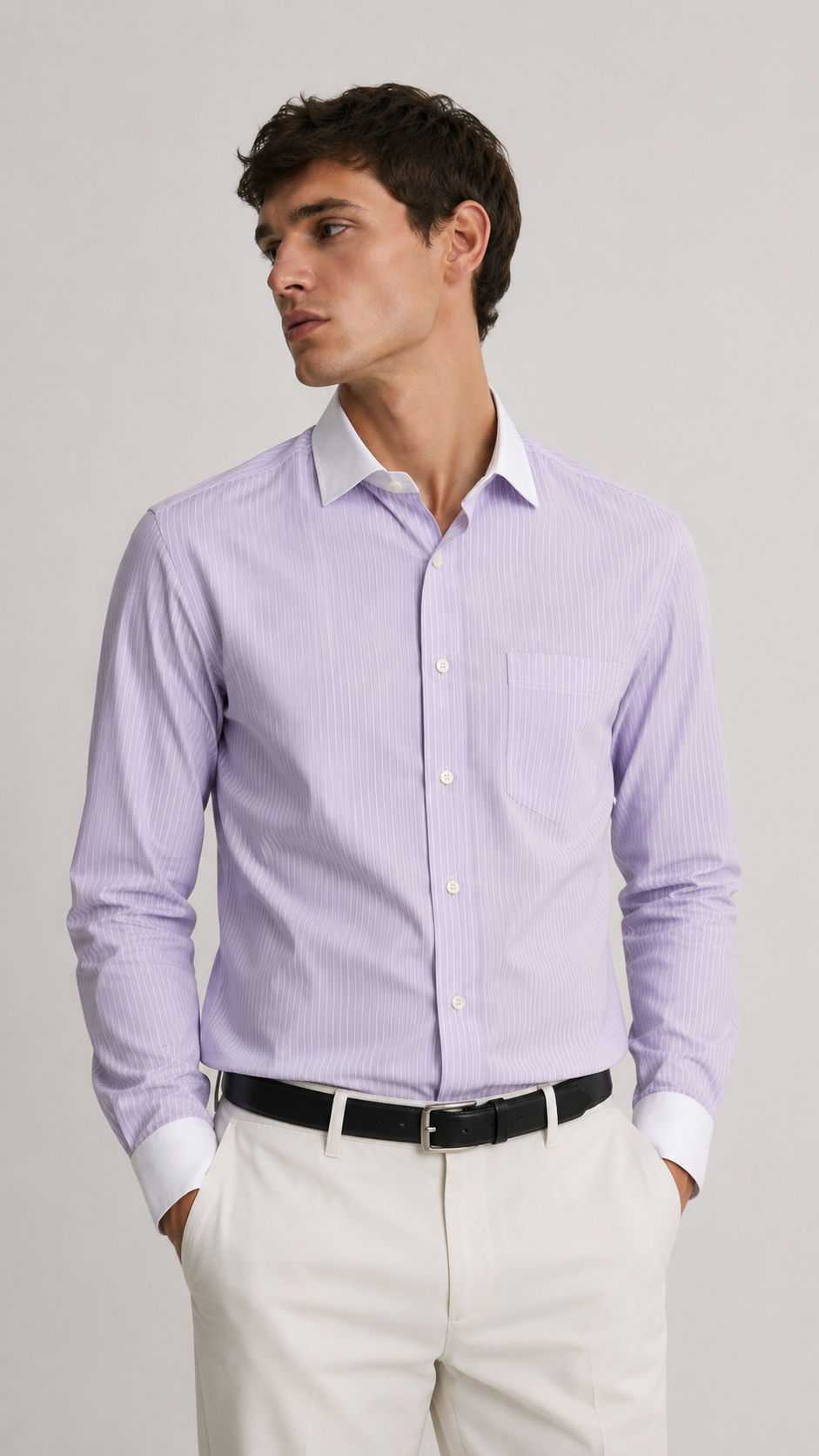 Trial — Camisa Morada, Talla S