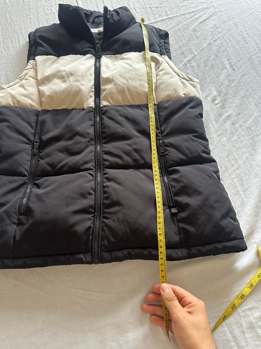 Calvin Klein — Chaleco Plumas, Talla M