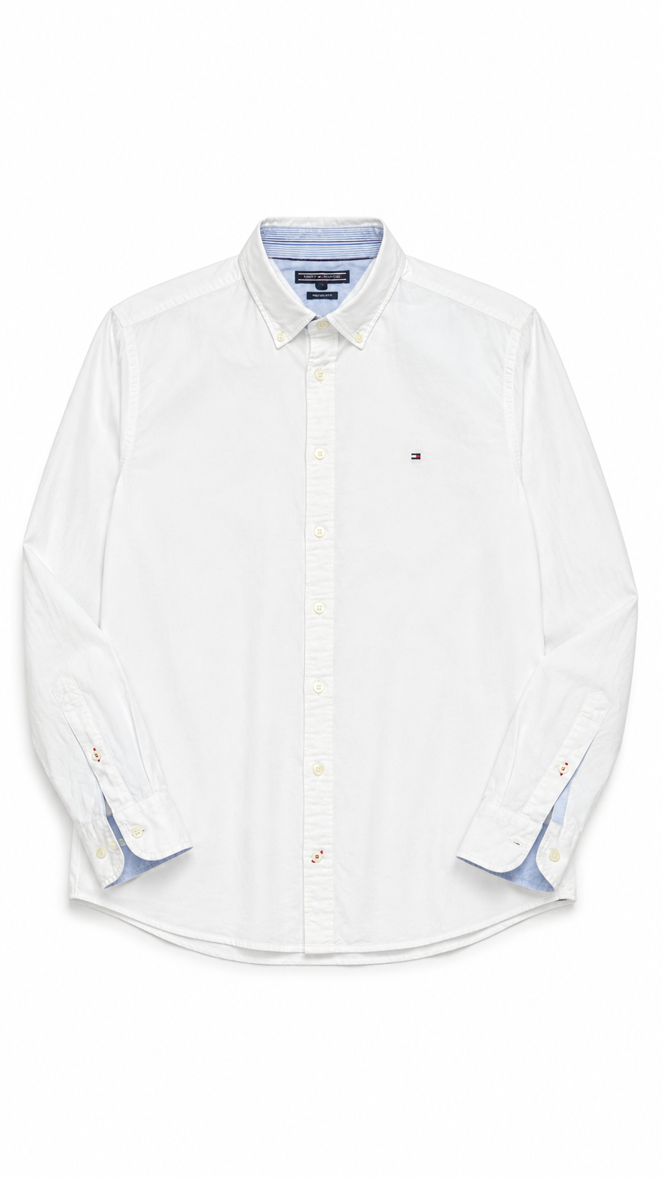 1. Tommy Hilfiger — Camisa Blanca, Talla XL