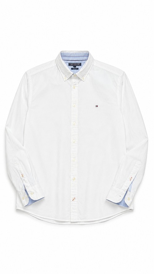 1. Tommy Hilfiger — Camisa Blanca, Talla XL