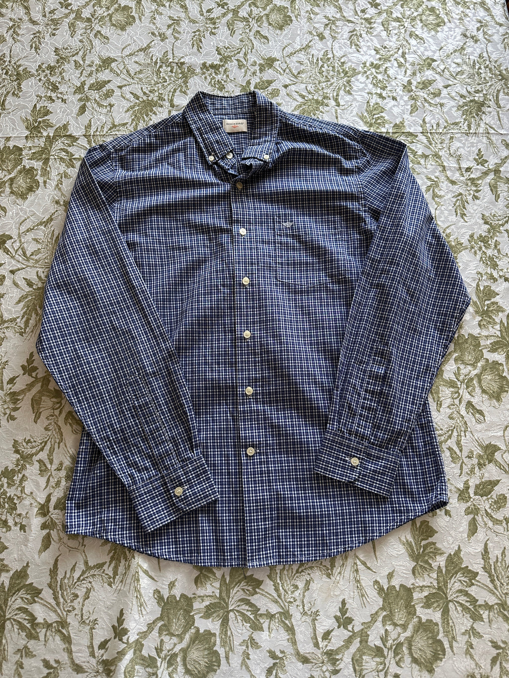 Dockers — Camisa Azul, Talla M