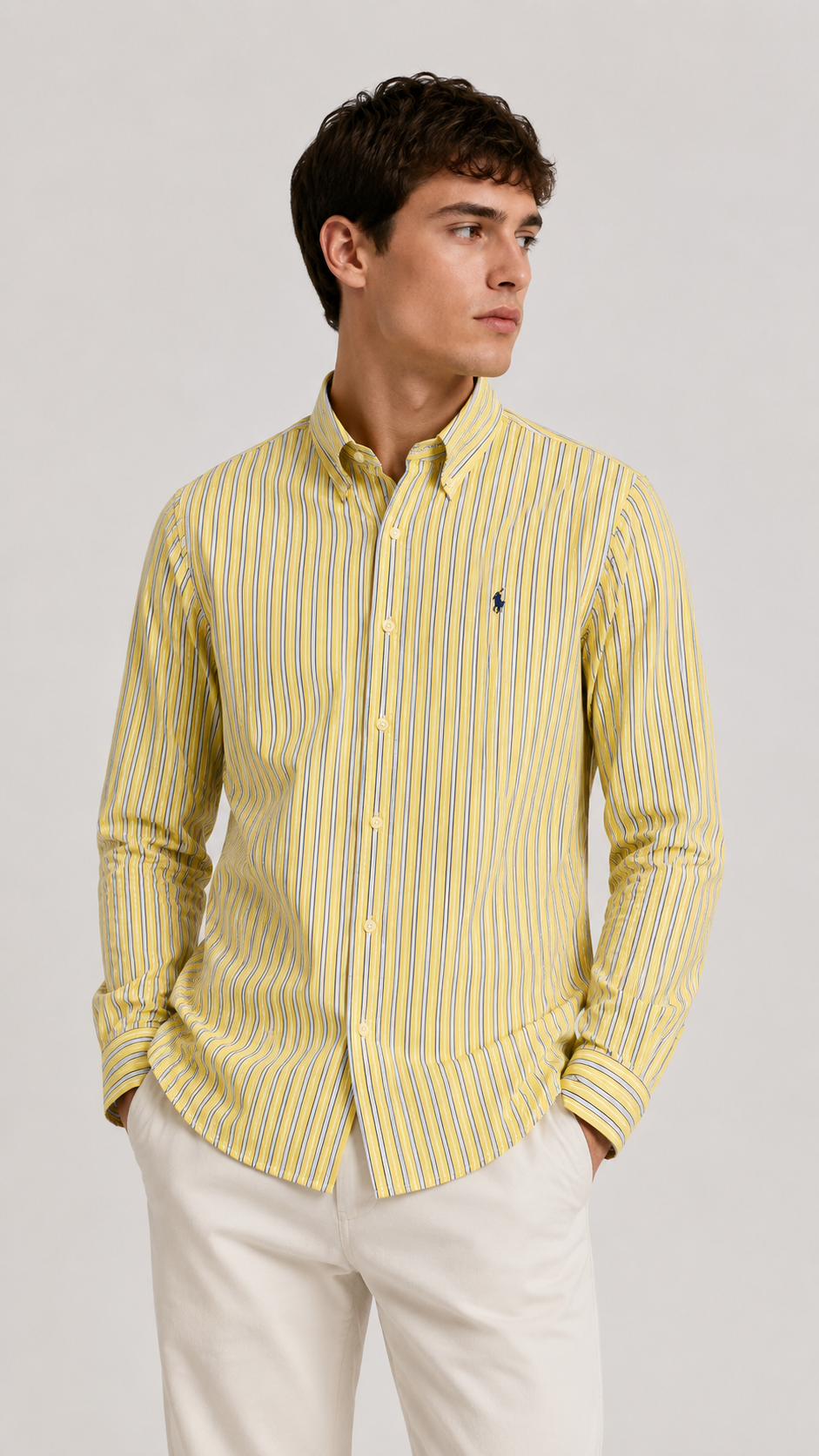 1. Ralph Lauren — Camisa Rayas, Talla S