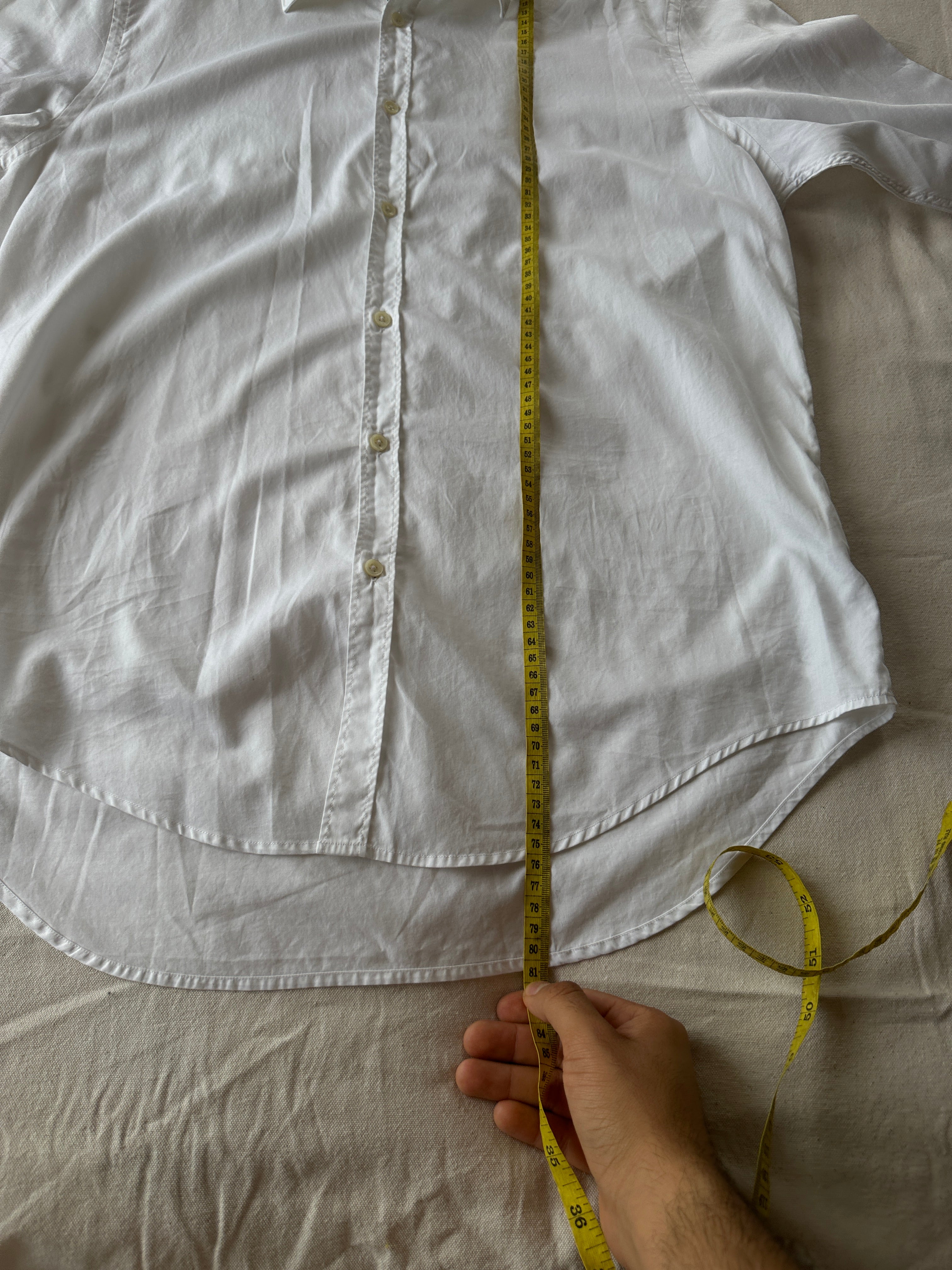 Zara — Camisa Blanca, Talla XL