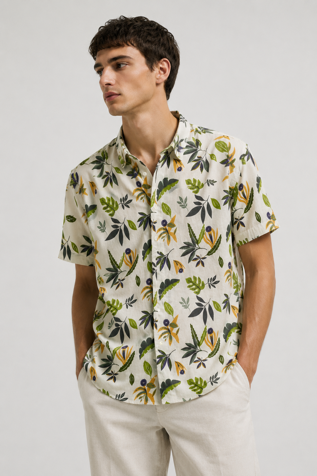 La Martina — Camisa Lino, Talla XL