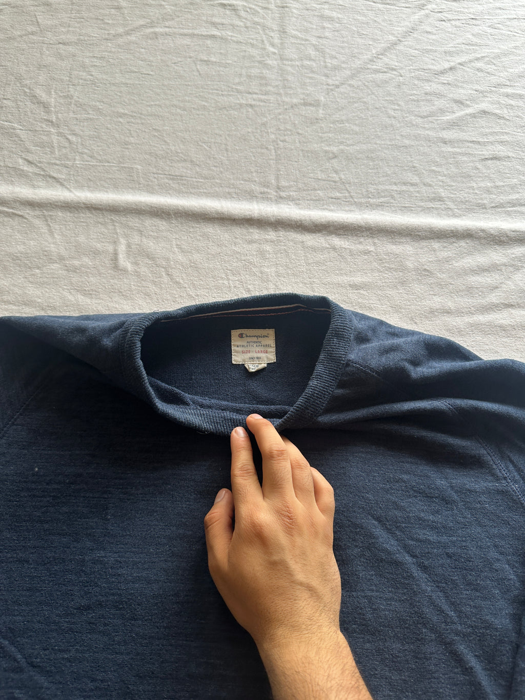 Champions — Crewneck Azul, Talla L