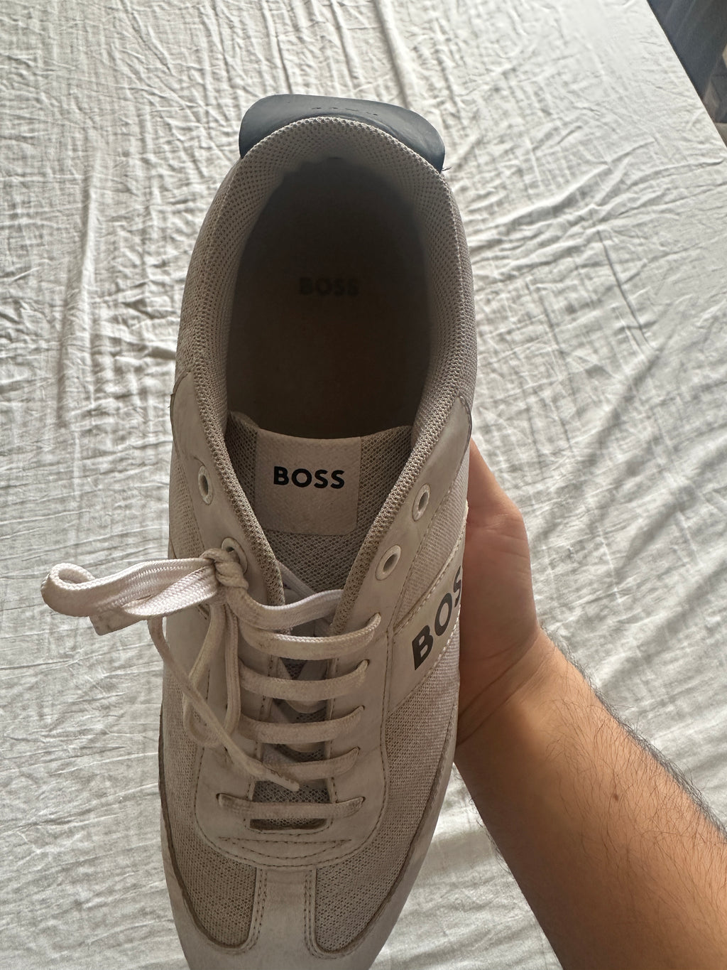 Hugo Boss — Zapatillas Blancas, Talla 45