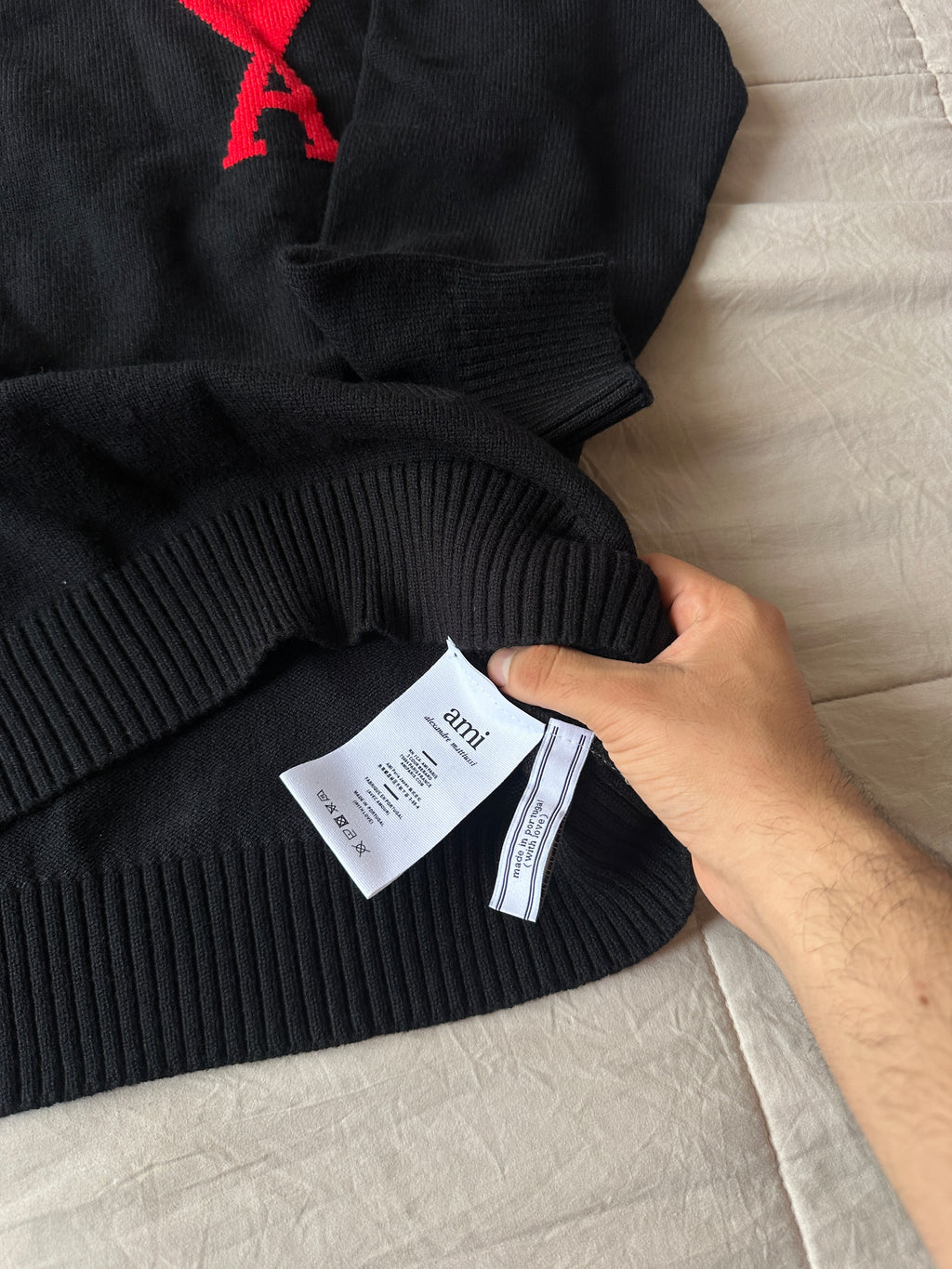 Ami Paris - Sweater Hilo Lana, Talla S