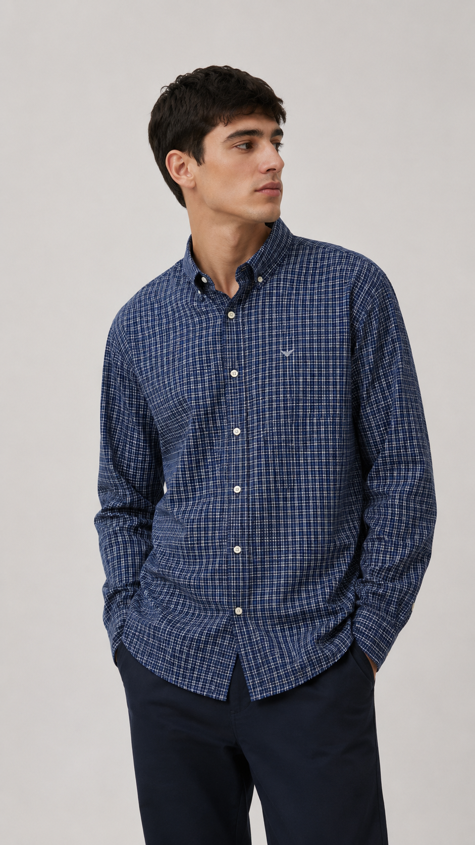 Dockers — Camisa Azul, Talla M