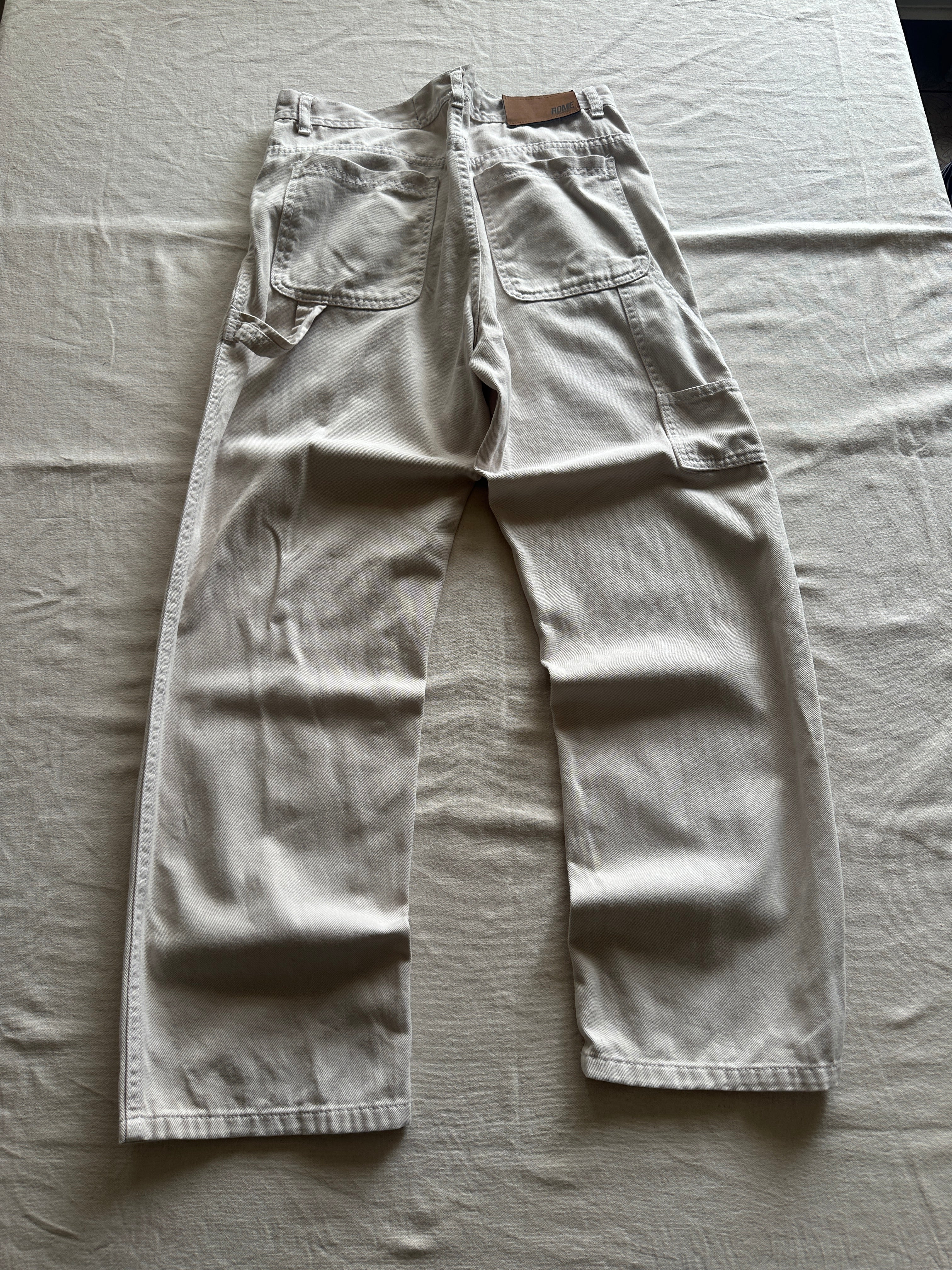 Rome — Pantalon Carpentes Beige, Talla 32