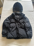 Zara — Puffer Jacket Plumas, Talla S