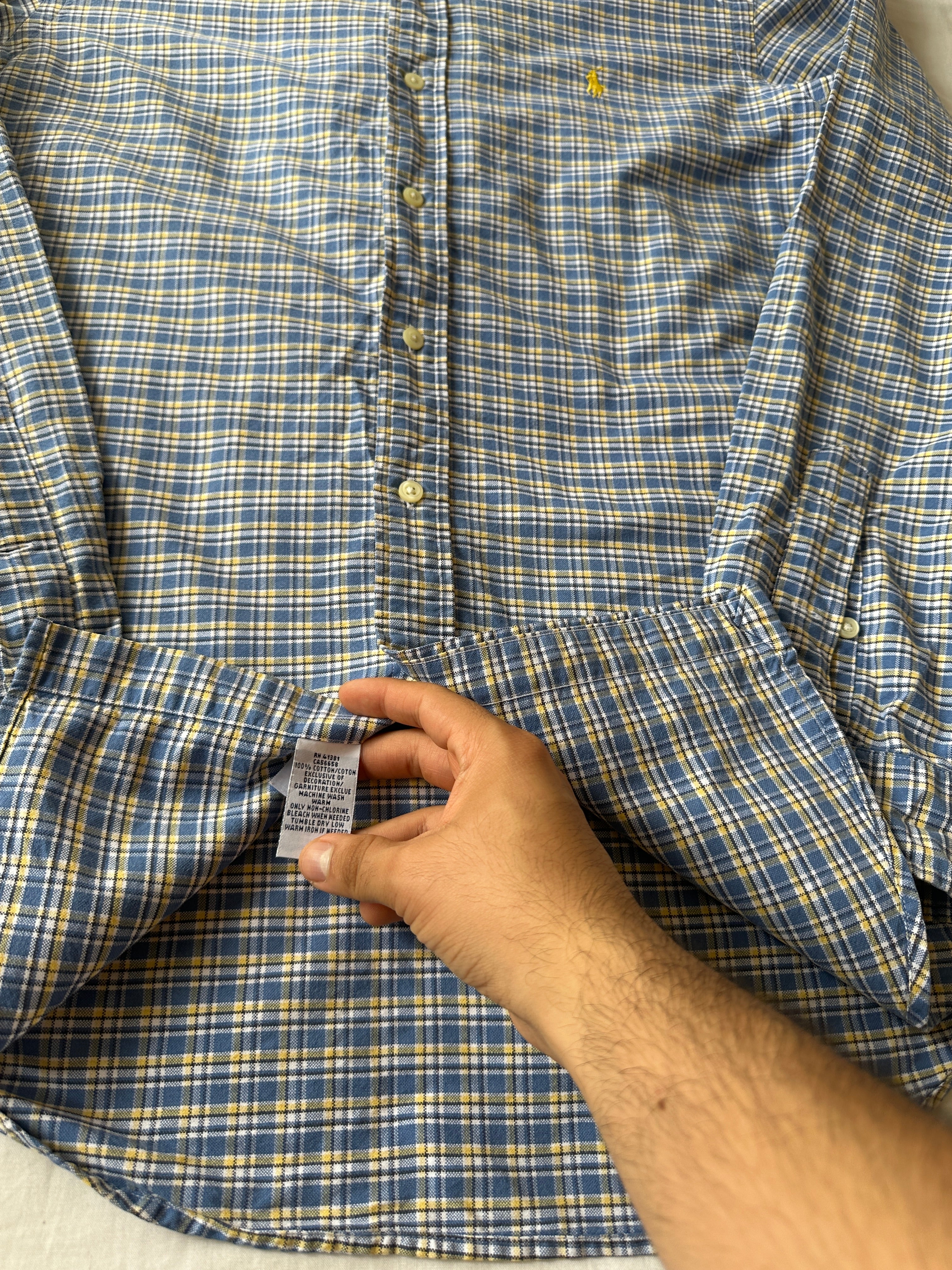 1. Ralph Lauren — Camisa a Cuadros, Talla M