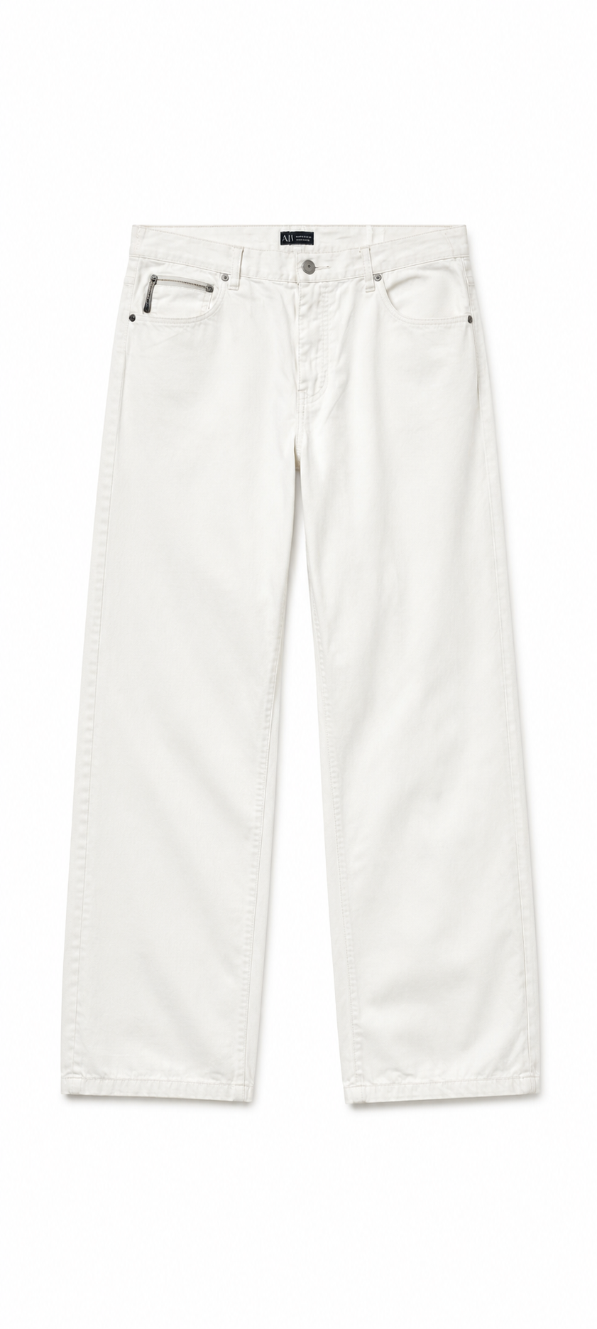 Armani Exchange — Pantalón Blanco, Talla 36