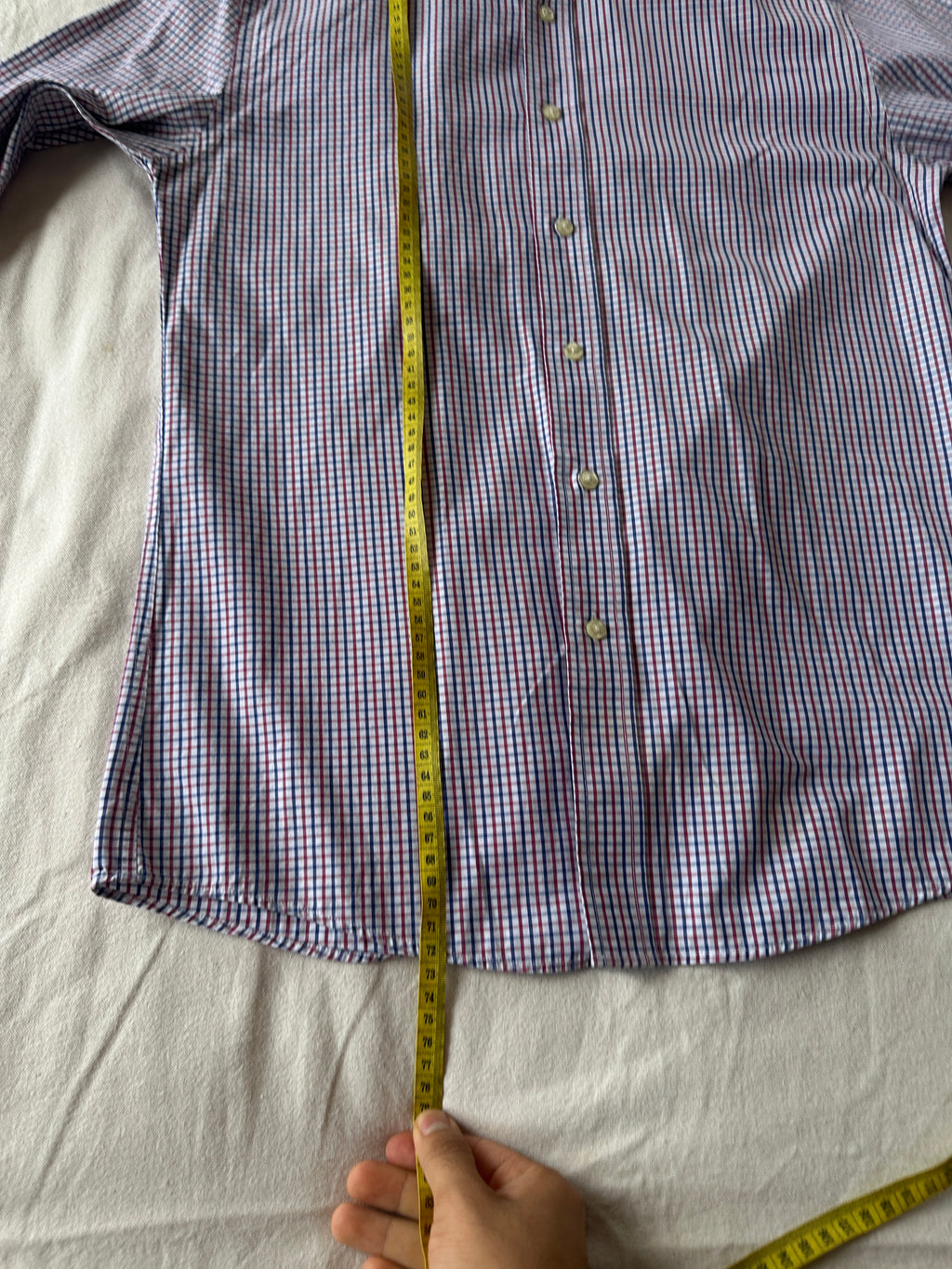 1. Tommy Hilfiger - Camisa Cuadros, Talla S