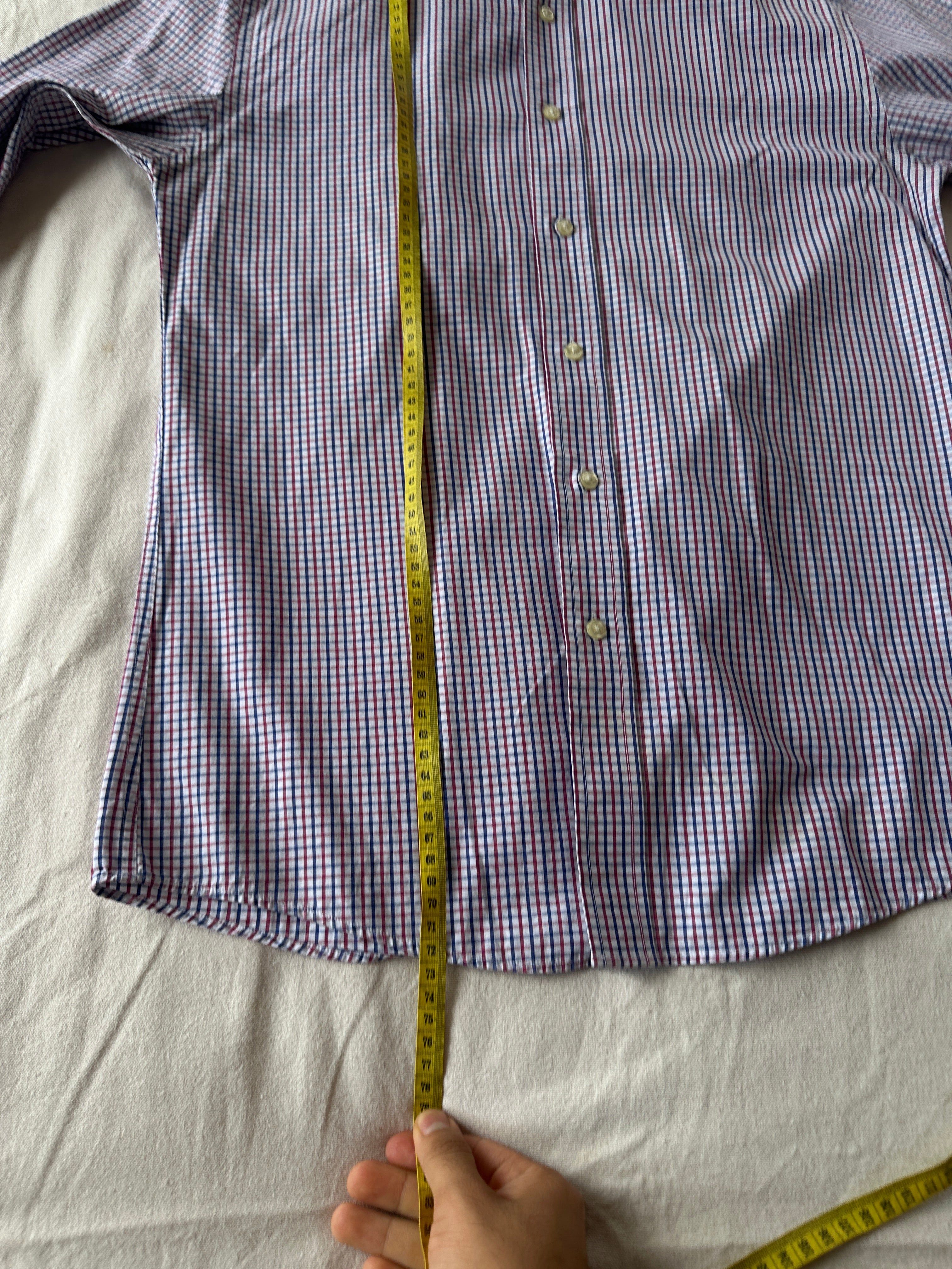 1. Tommy Hilfiger - Camisa Cuadros, Talla S