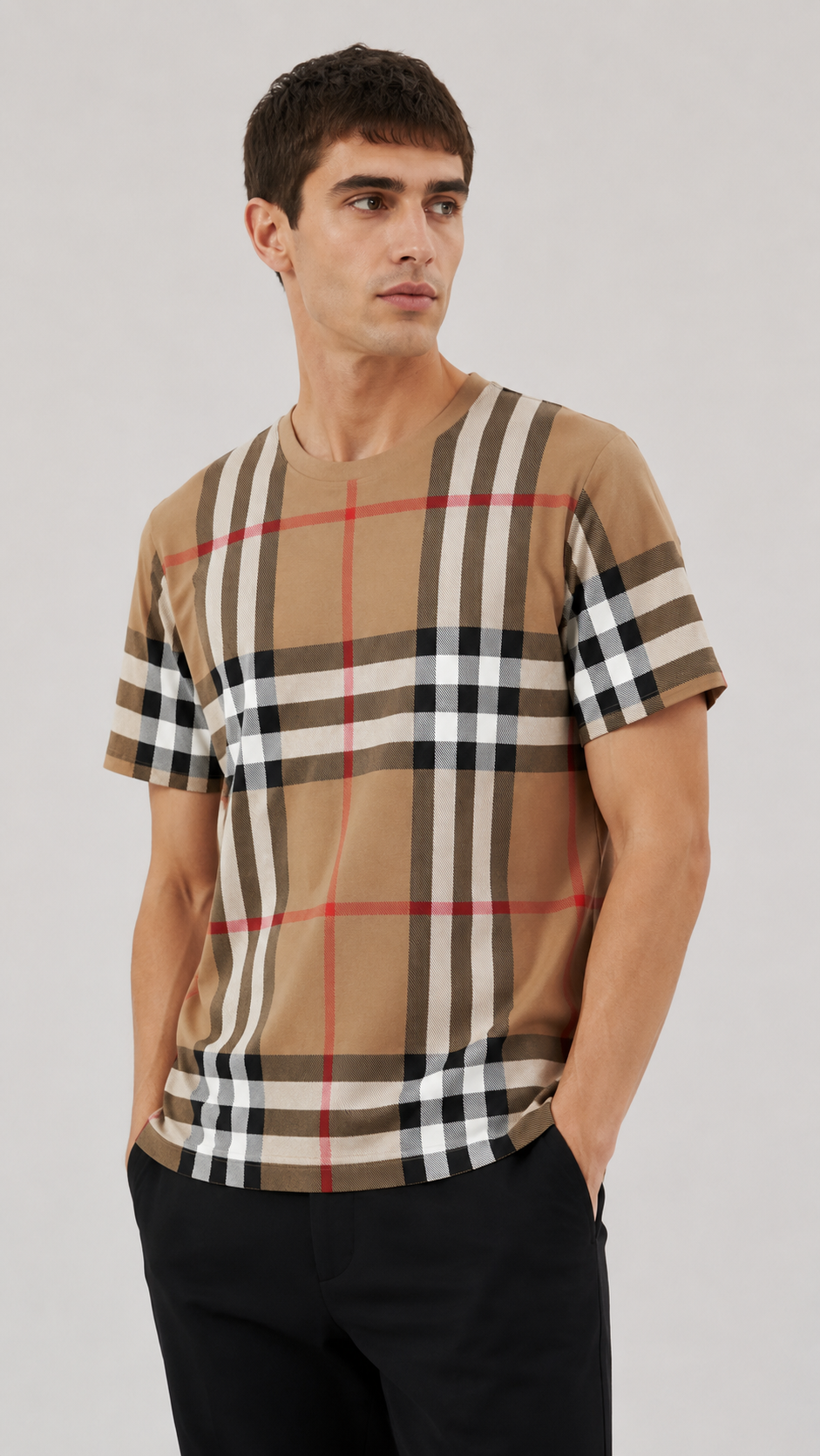 Burberry — Polo Beige, Talla M