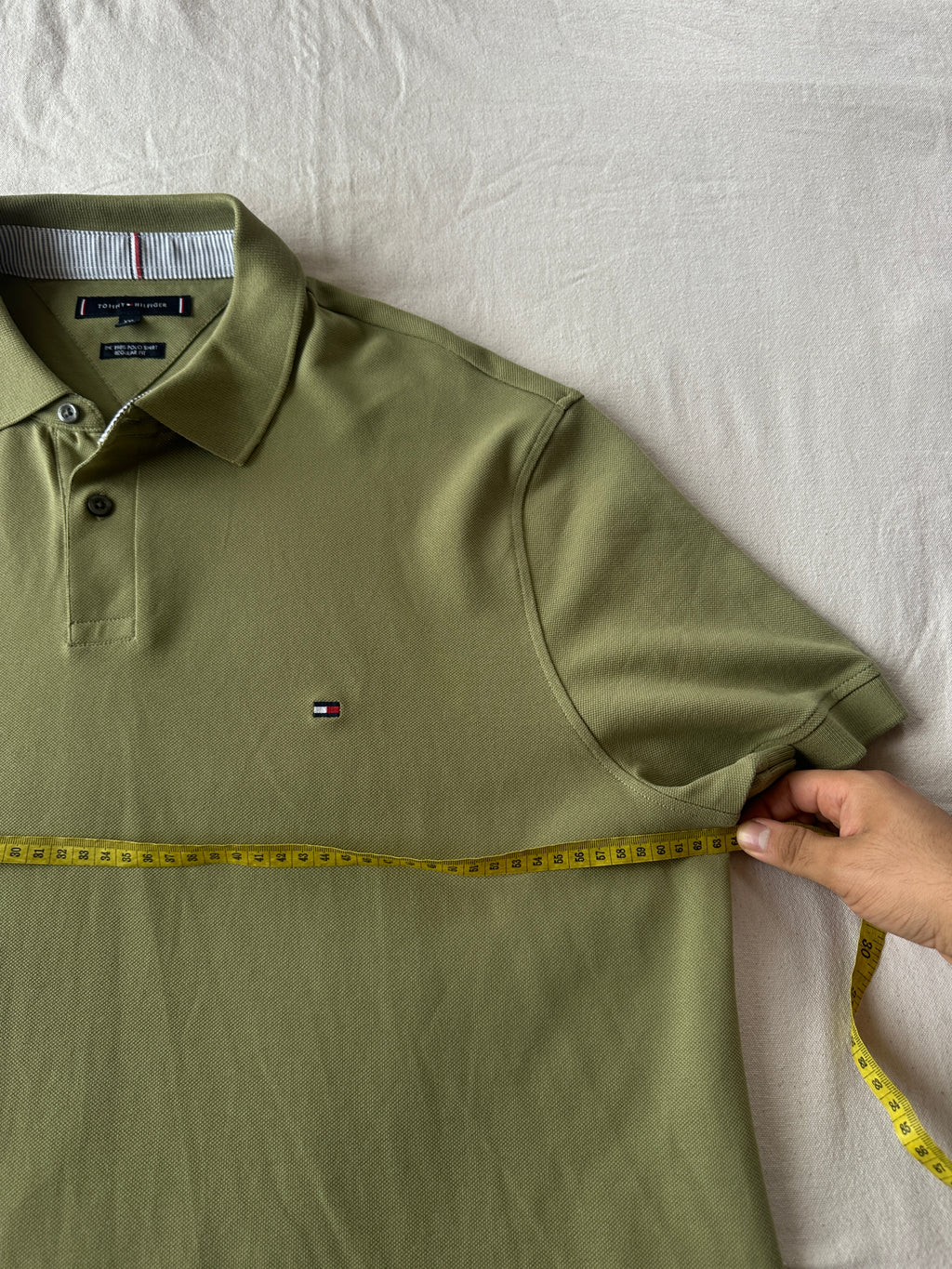 1. Tommy Hilfiger — Camisero Verde, Talla XXL