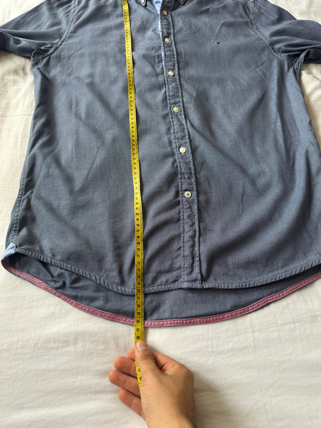 1. Tommy Hilfiger — Camisa Long Sleeve, Talla M