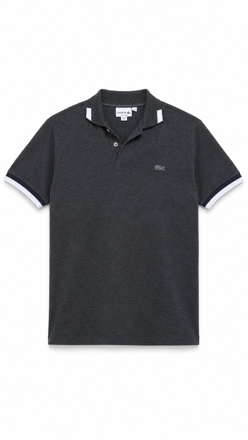 Lacoste — Camisero Gris, Talla L