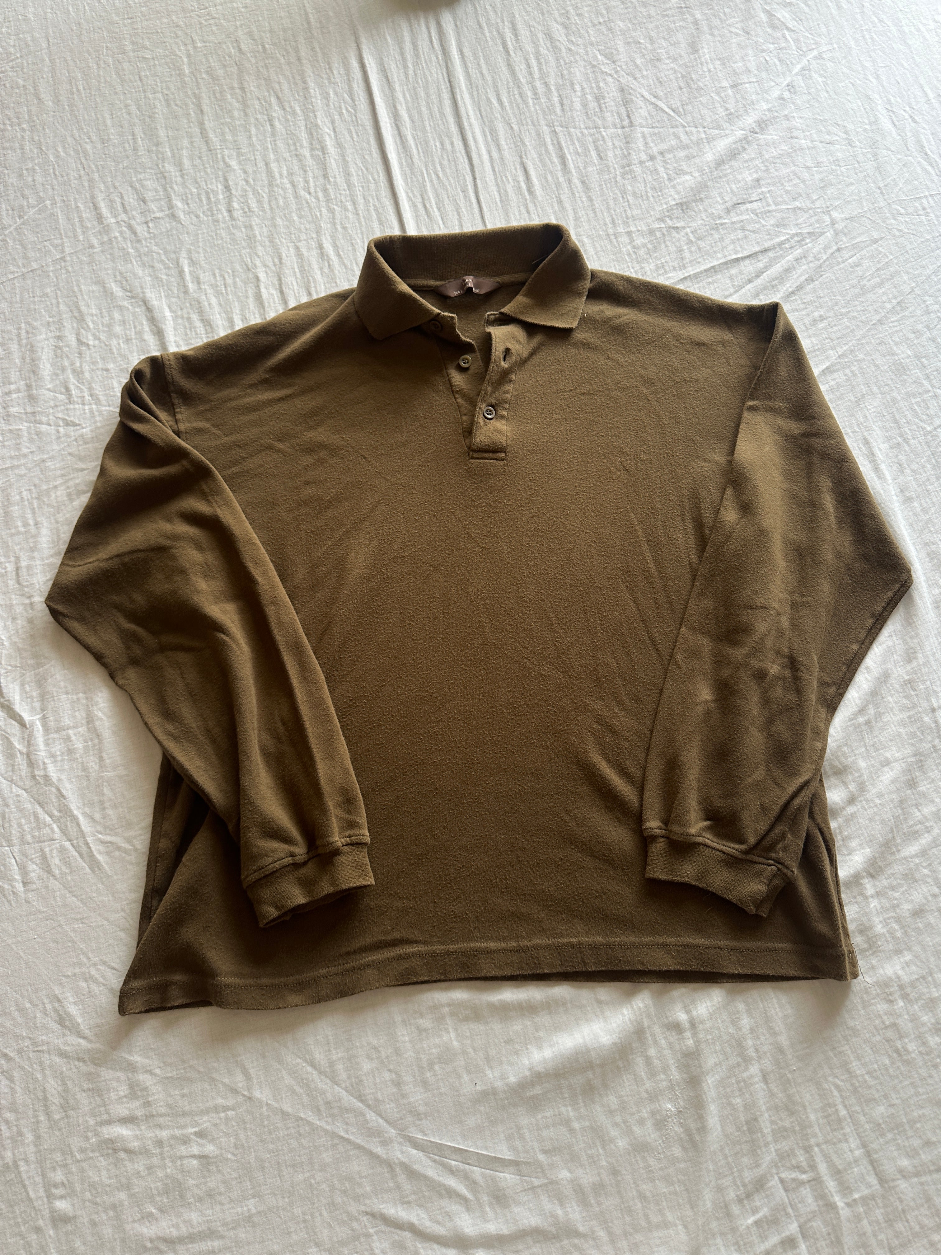 Zara — Camisero Verde Olivo, Talla L