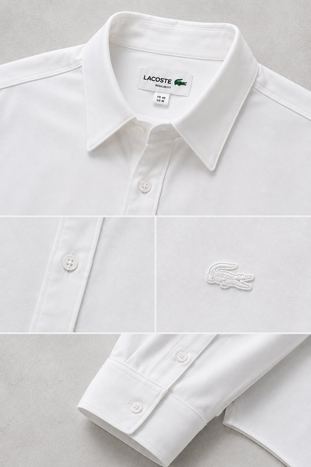 Lacoste — Camisa Blanca