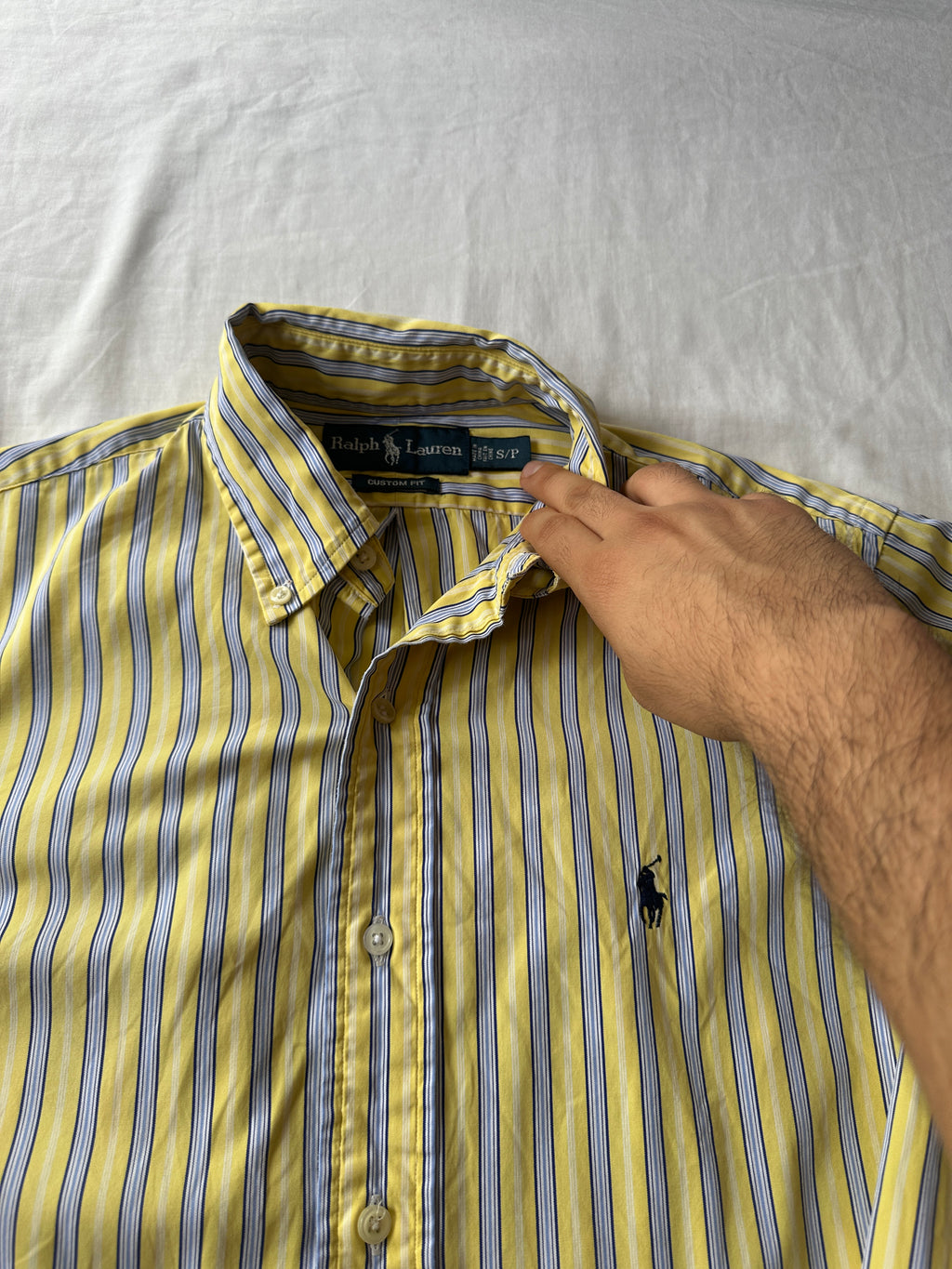1. Ralph Lauren — Camisa Rayas, Talla S